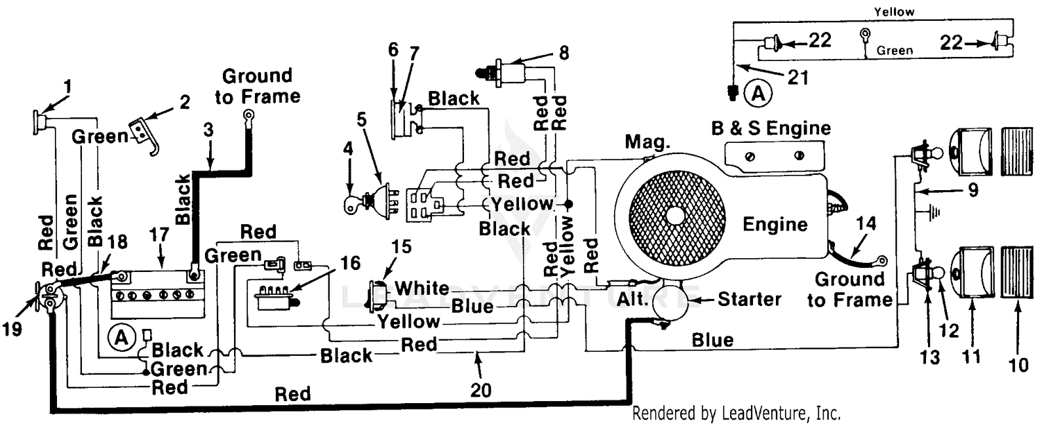 Electrical With Headlights Briggs & Stratton Engine