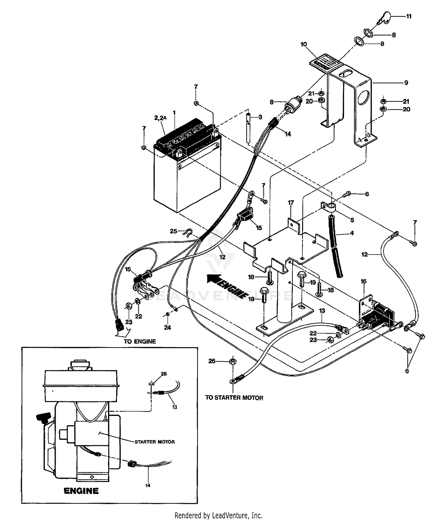 ELECTRIC START ASSEMBLY