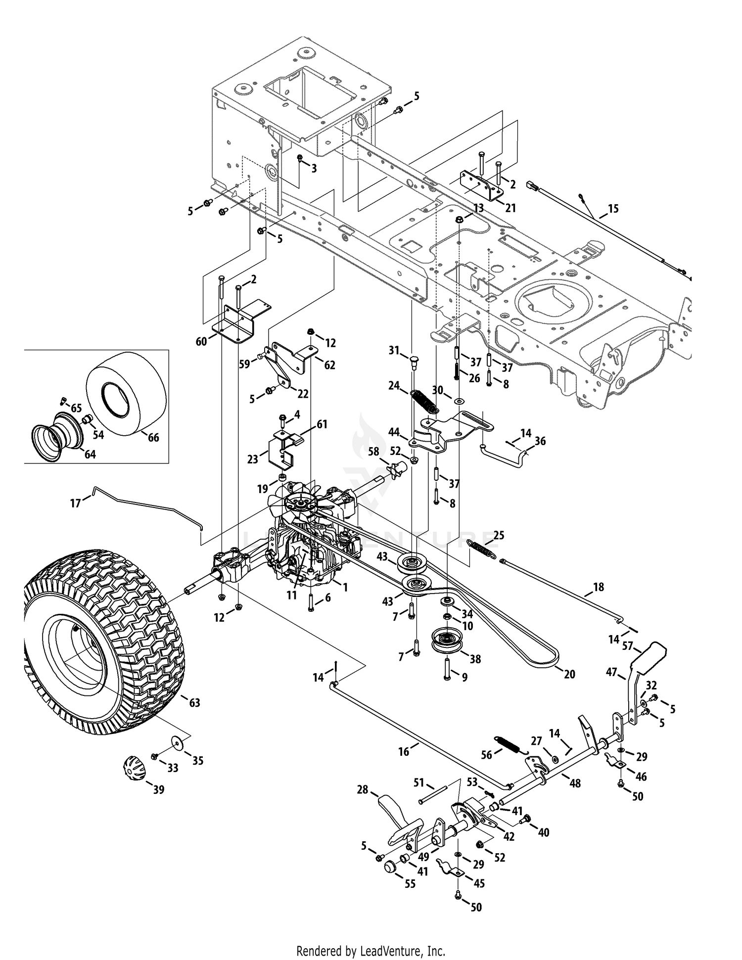 Drive & Rear Wheels