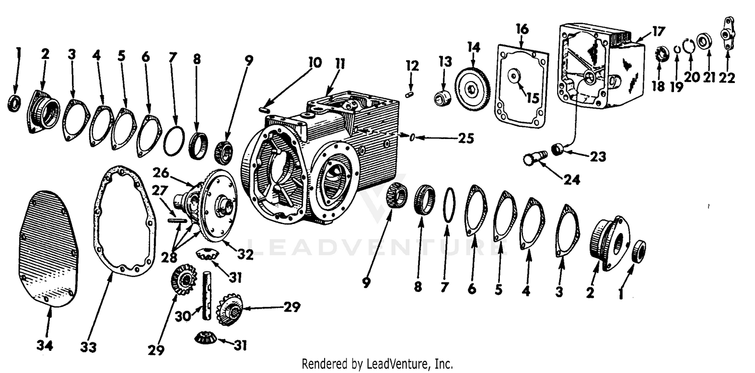 Transmission Case, Diff & Reduction Housing