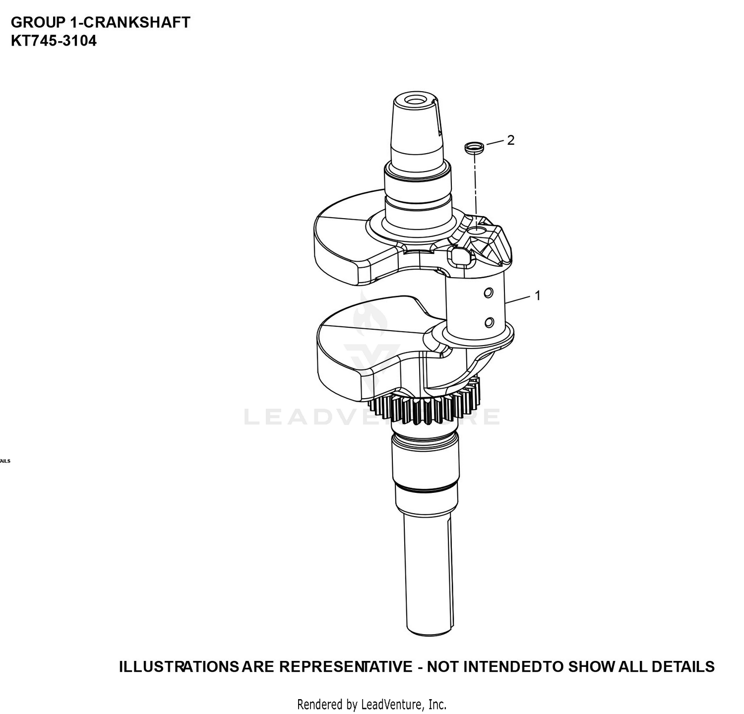 KT745-3104 CrankShaft