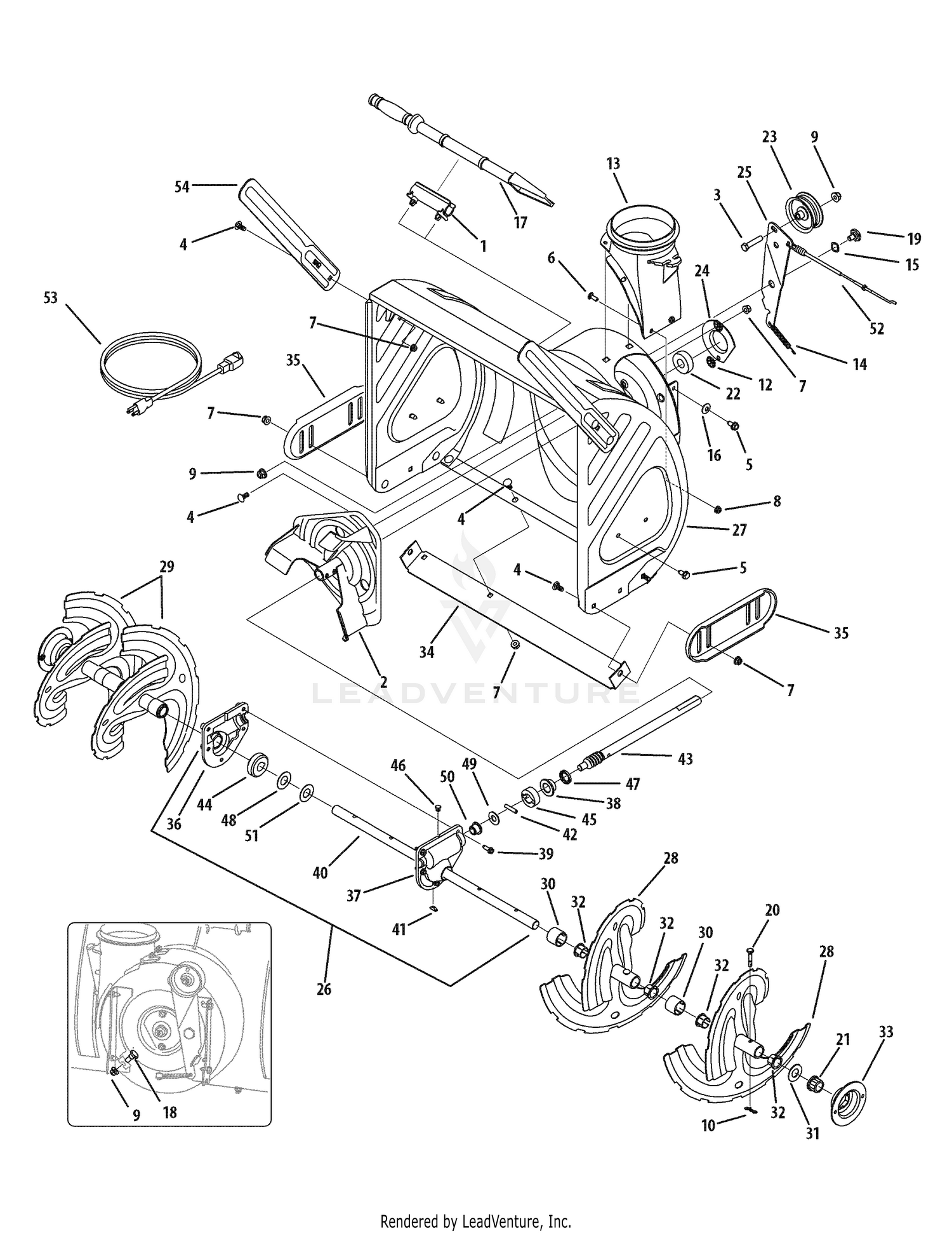 Auger & Auger Housing