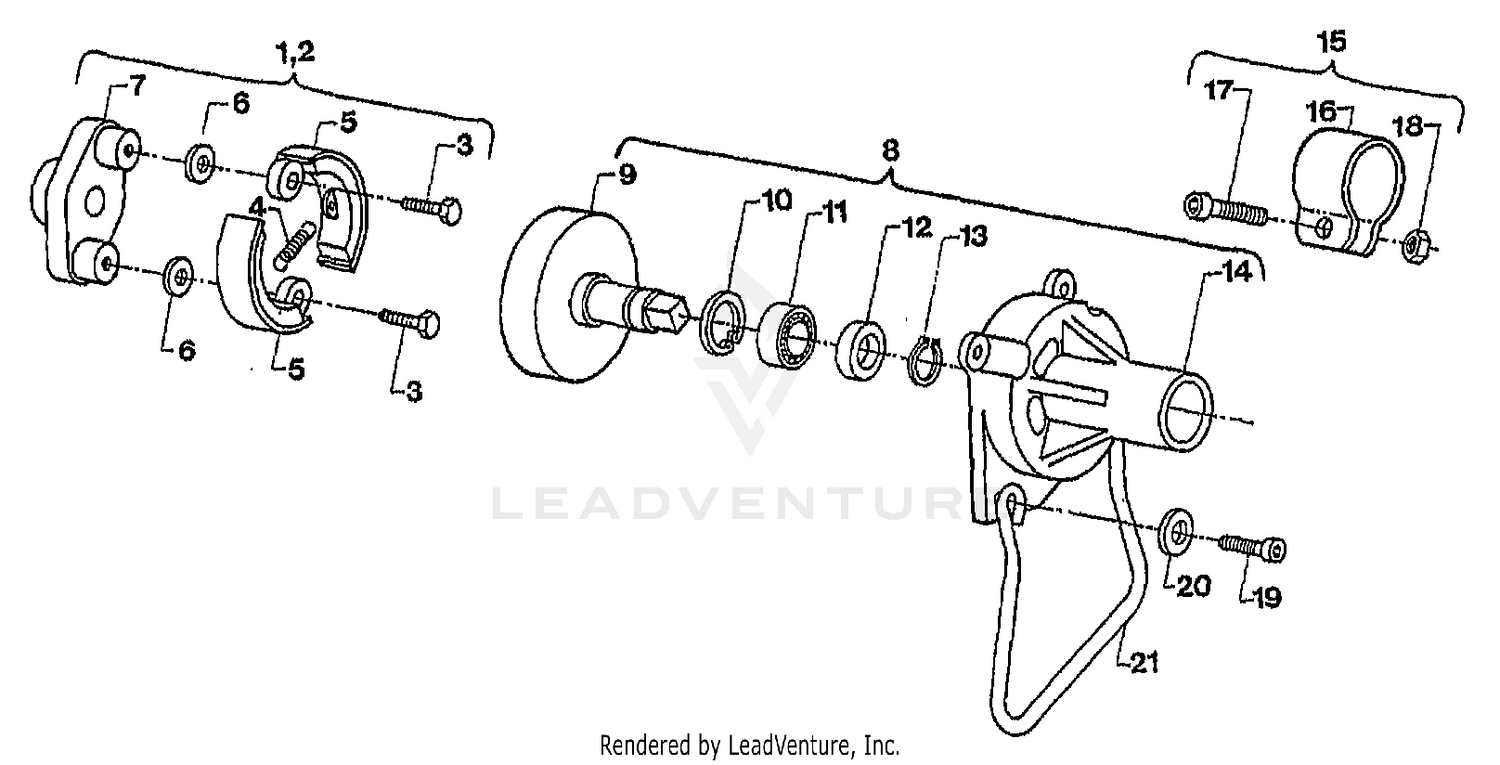 CLUTCH AND CLUTCH HOUSING ASSEMBLY