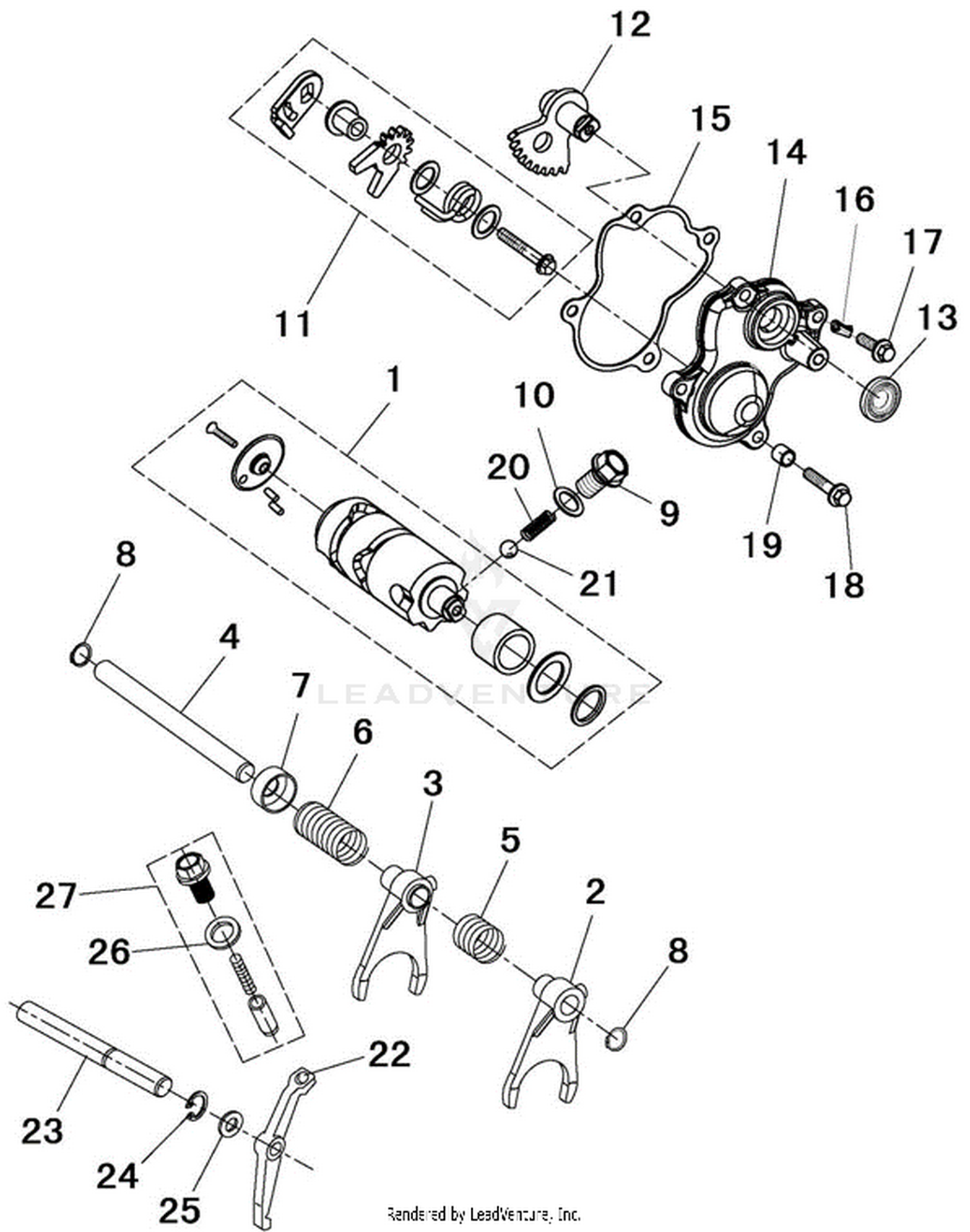Engine - Shift Cam Fork