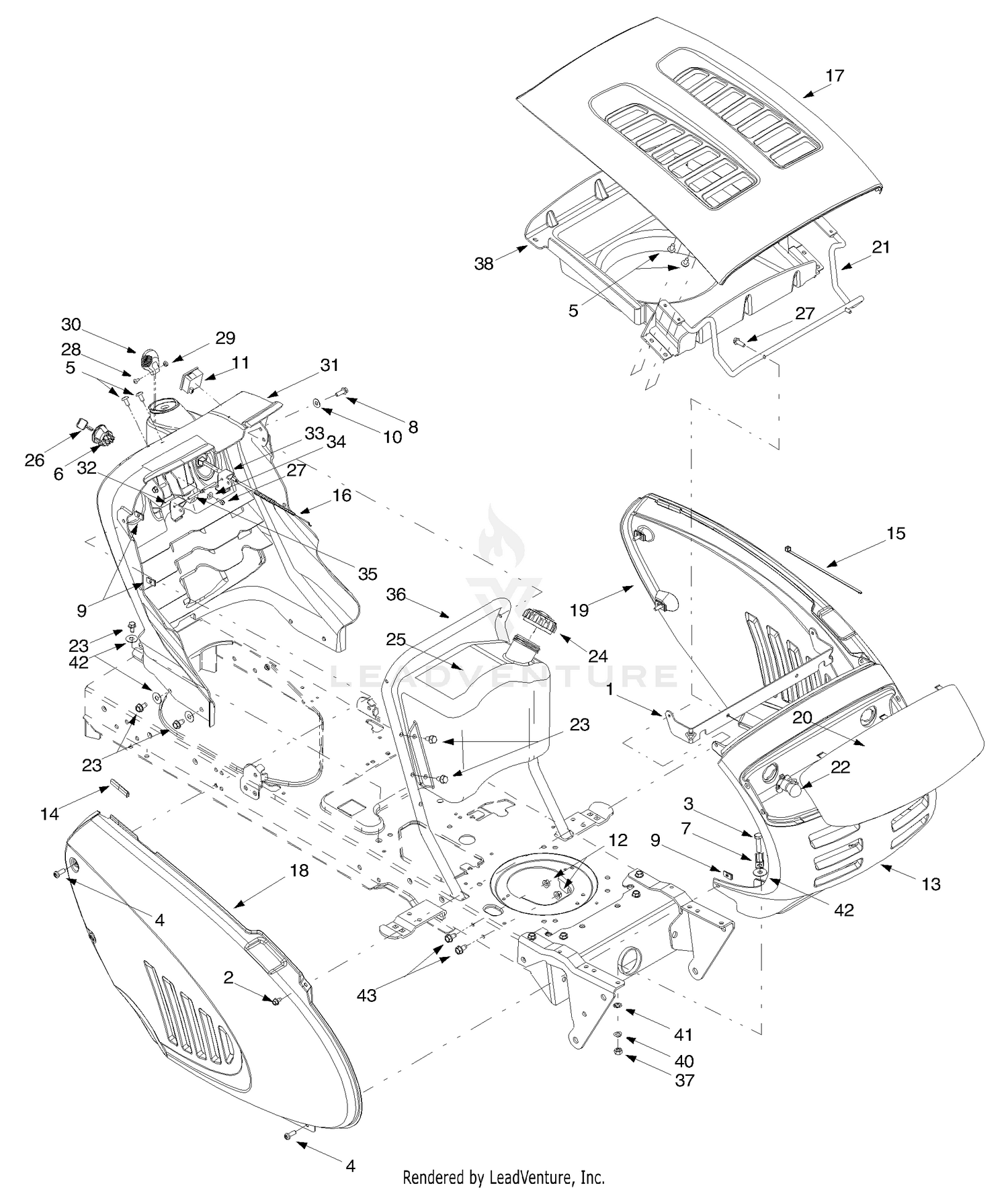 Troy bilt discount pony mower parts