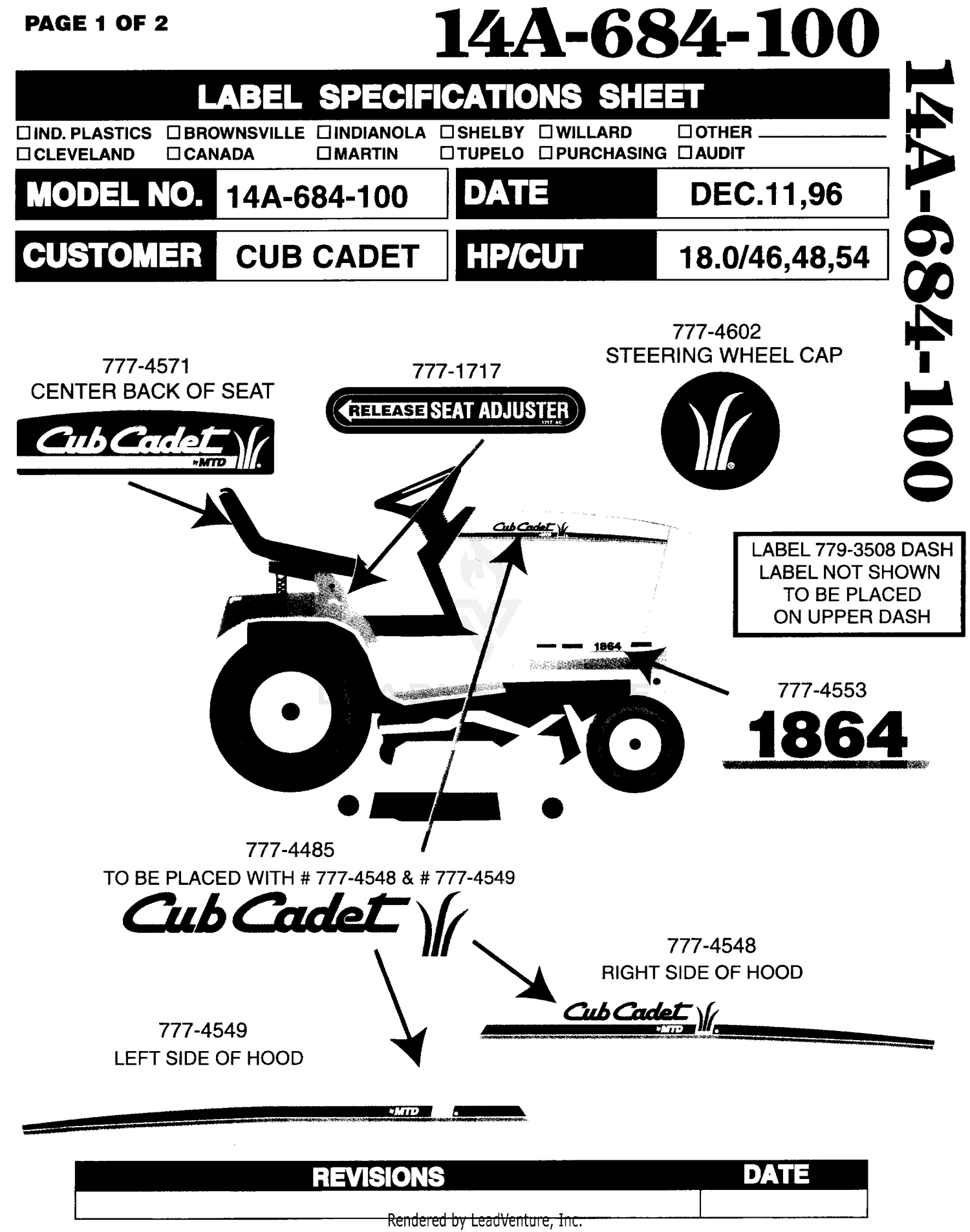 Assembly diagram