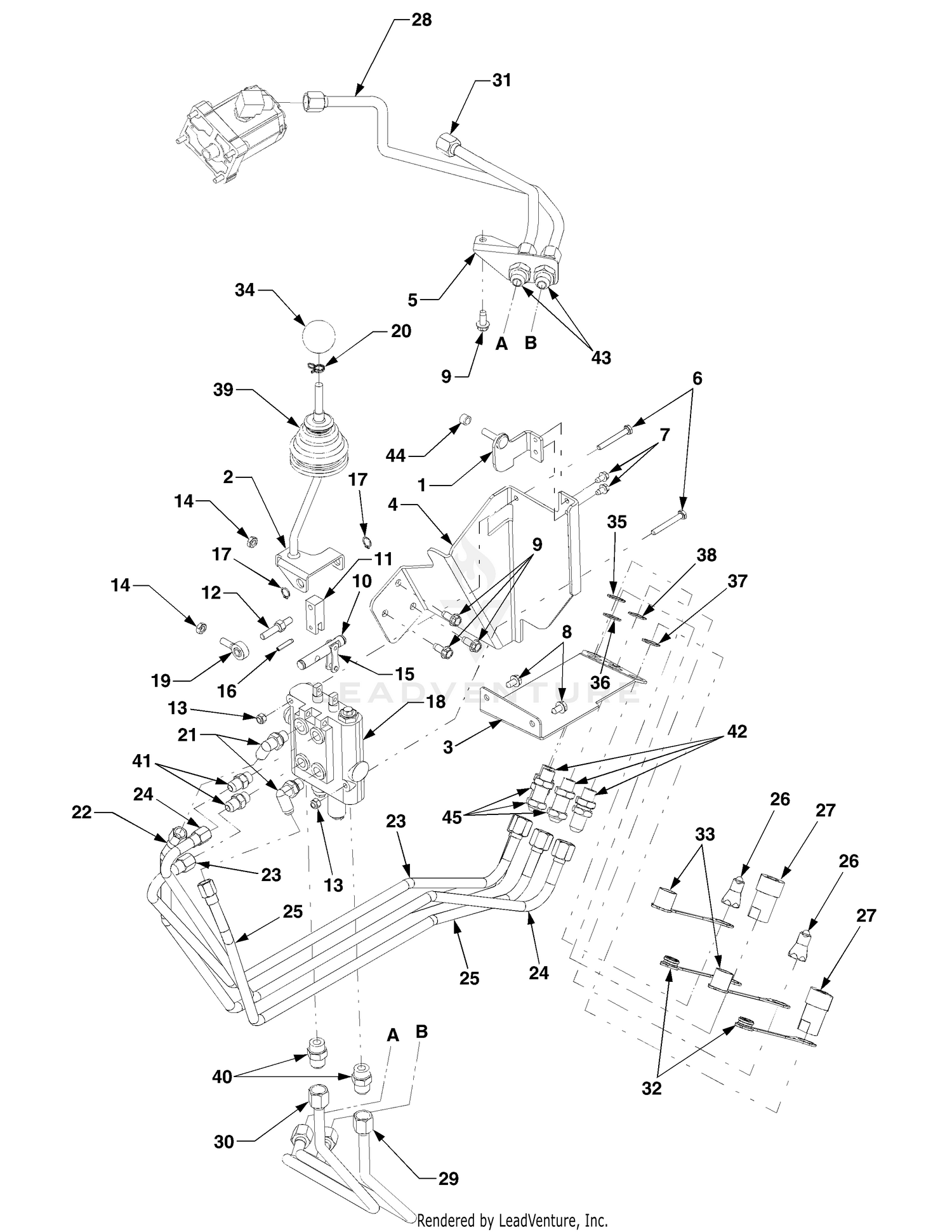 Auxiliary Hydraulic Loader Valve