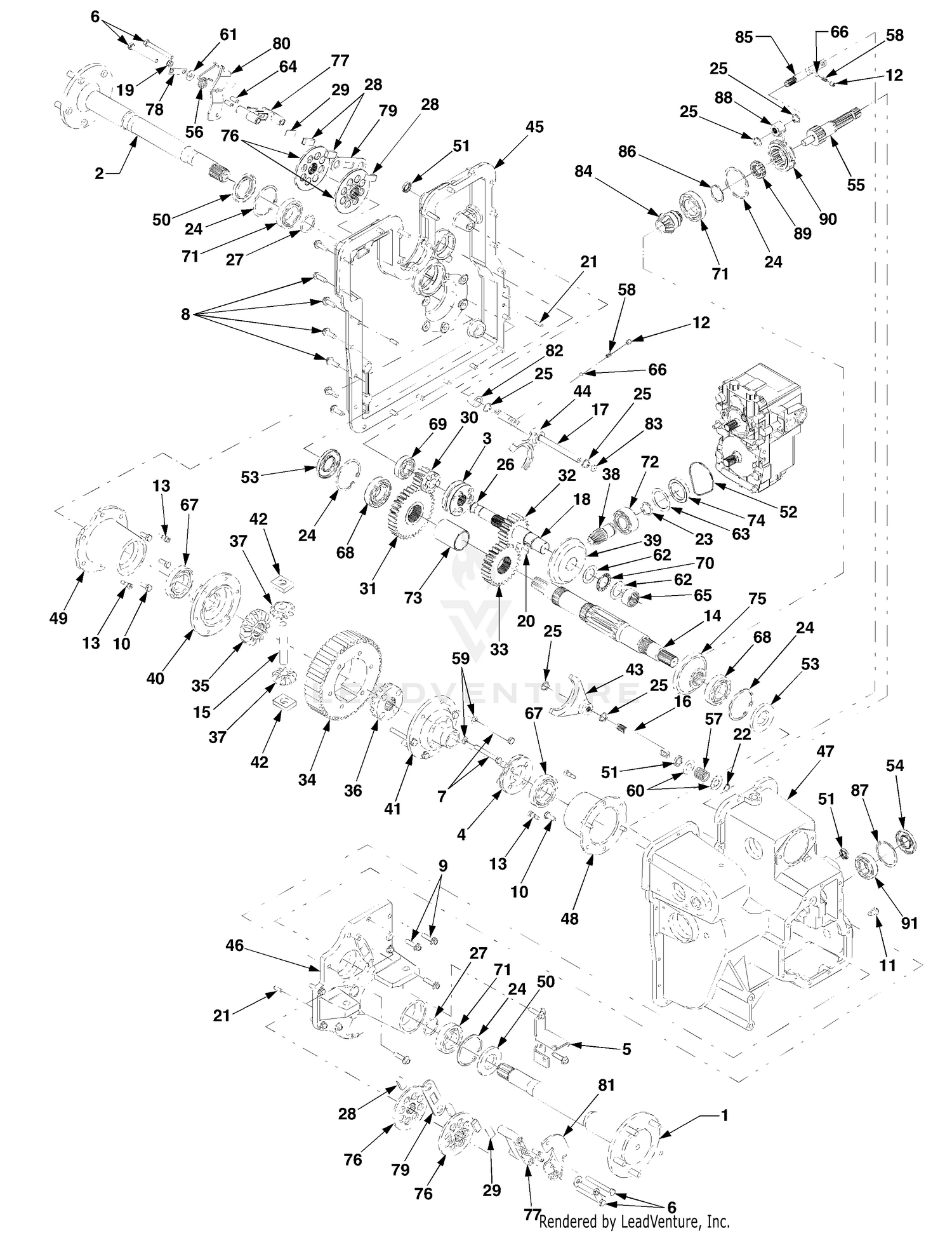 Transmission Drive 1B075G & After