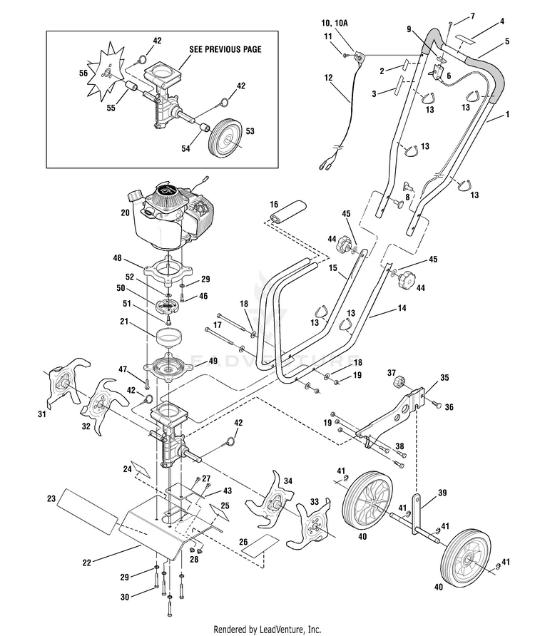 Troy-Bilt 21A-148H063 1.5hp '02 | PartsWarehouse