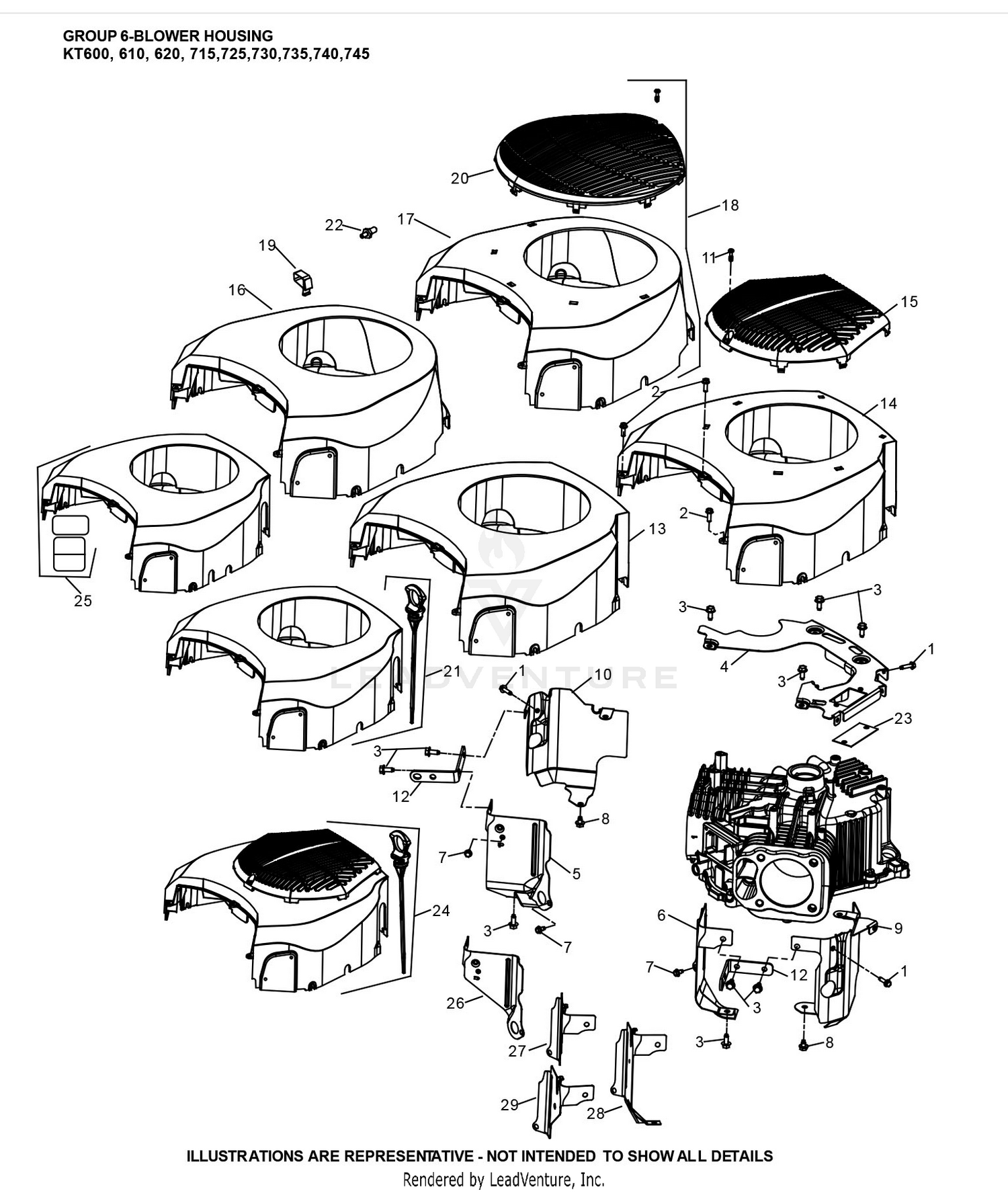 KT725-3112 Blower Housing