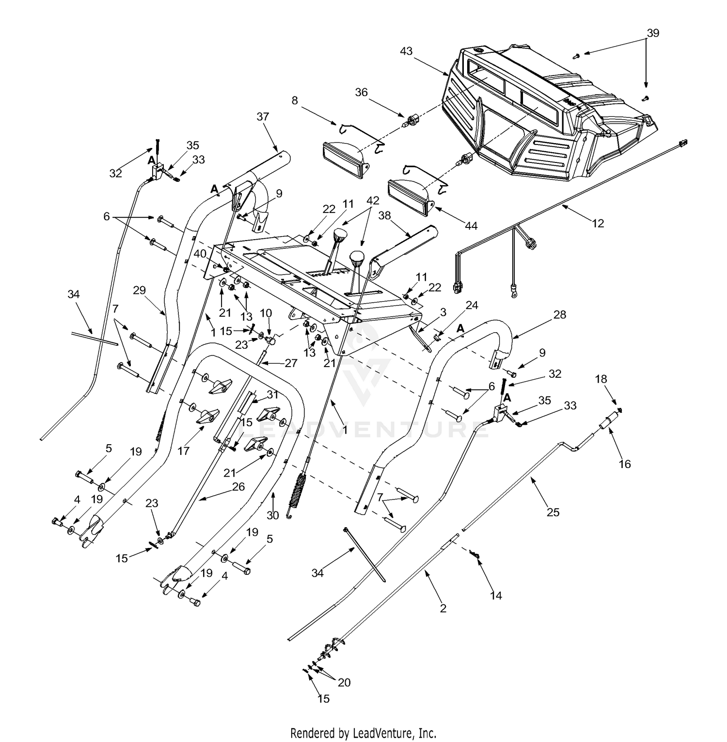 Handle & Controls Assembly