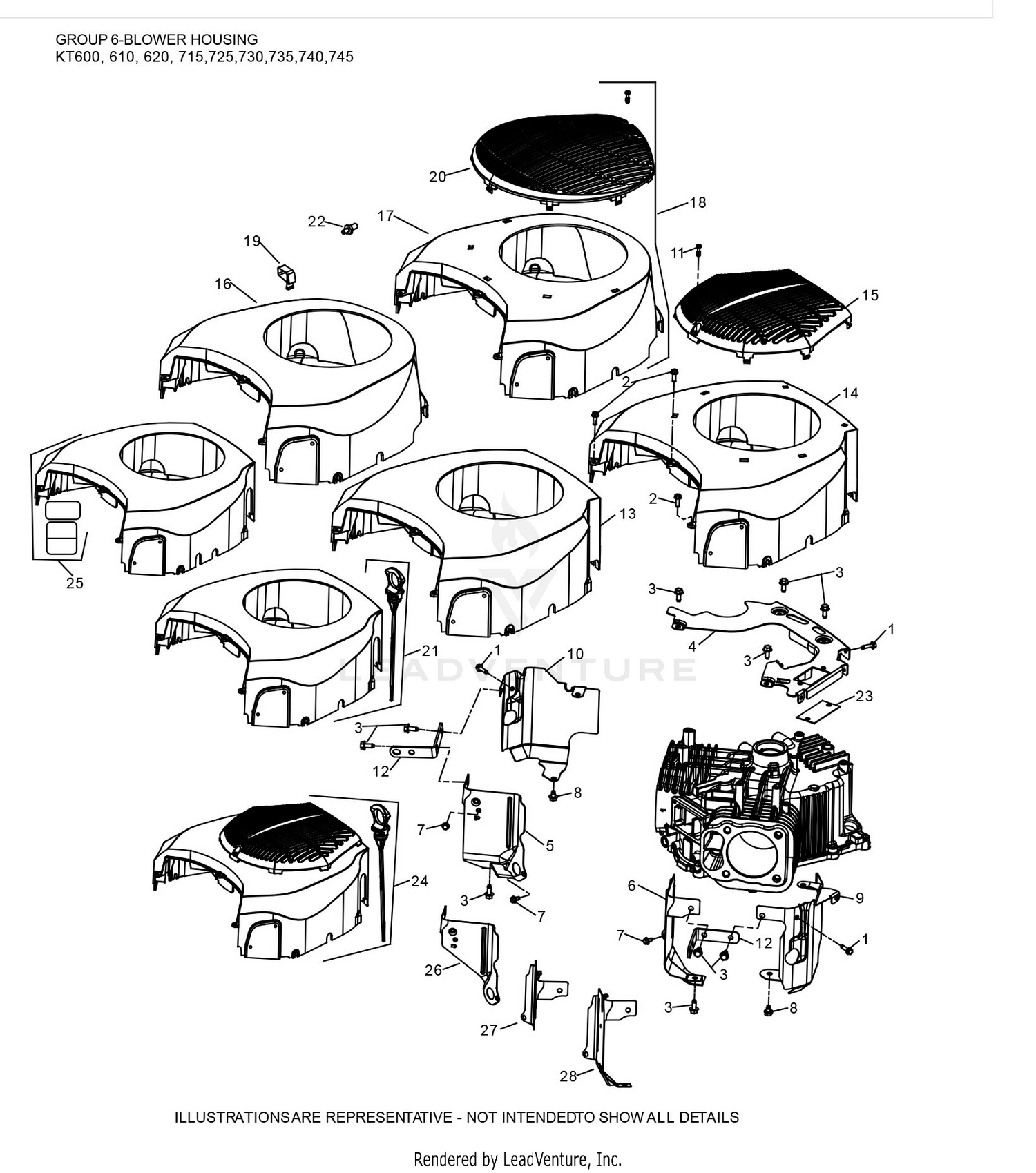 KT735-3103 Blower Housing