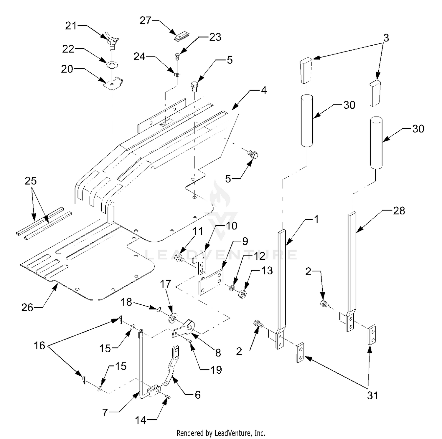 Position (Draft) Control Lever