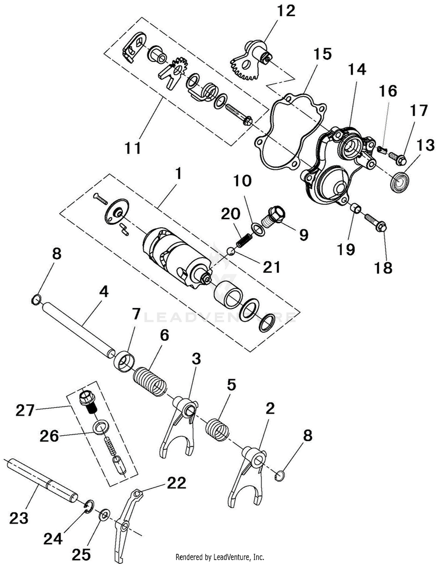 Engine - Shift Cam Fork
