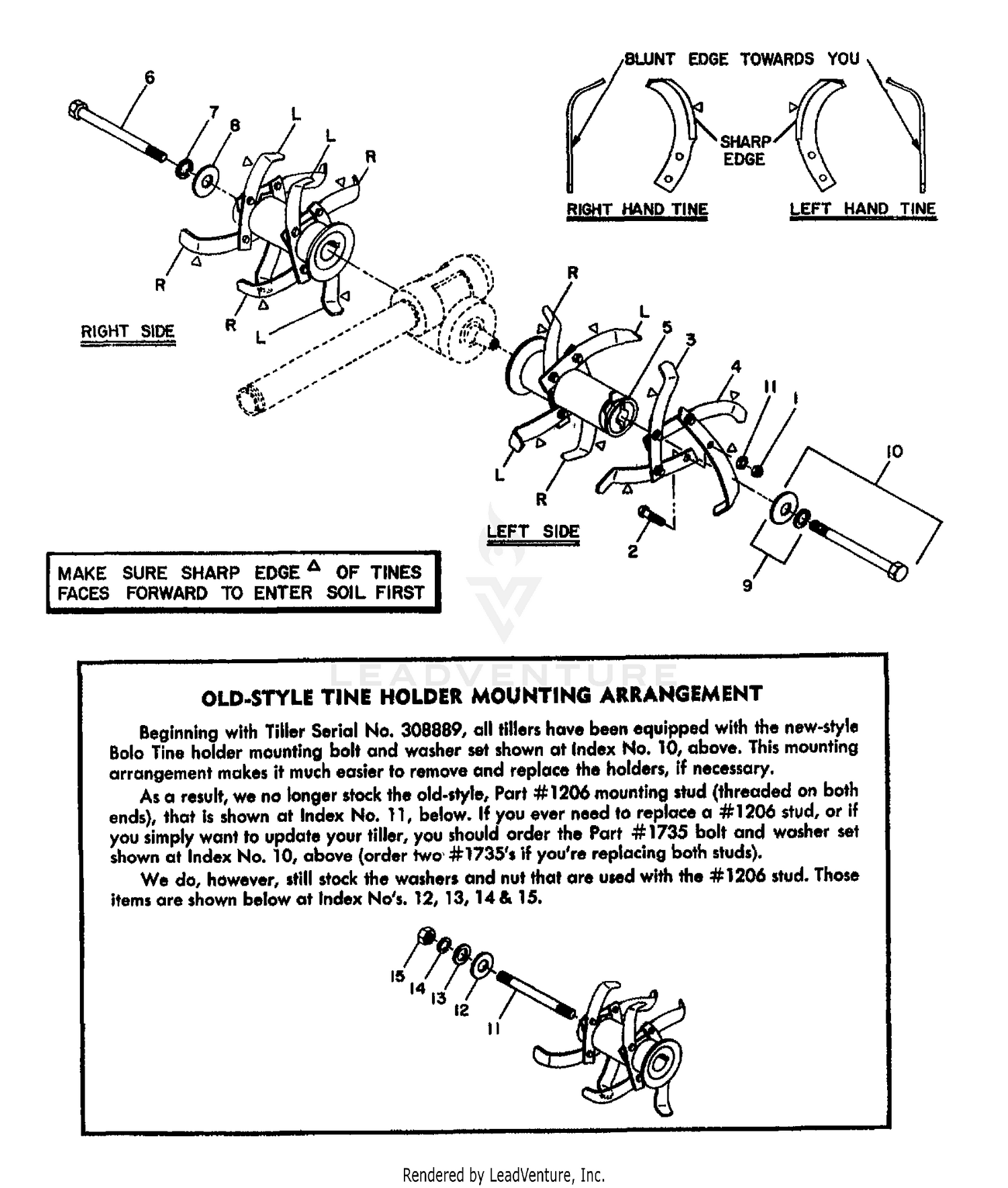BOLO TINES ASSEMBLIES
