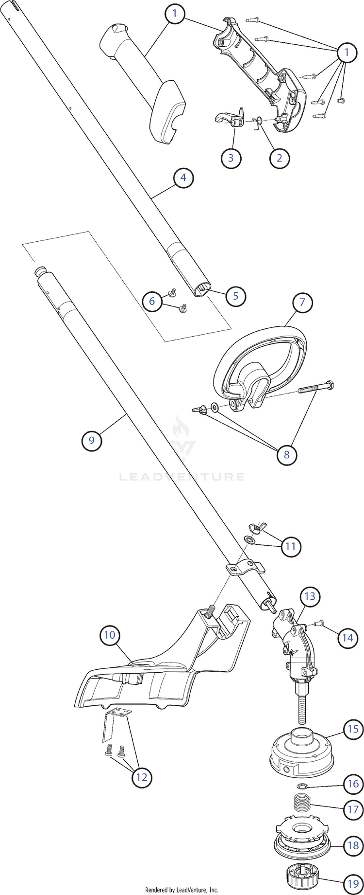 Bolens BL160 41DD170G965 Gas String Trimmer Partswarehouse