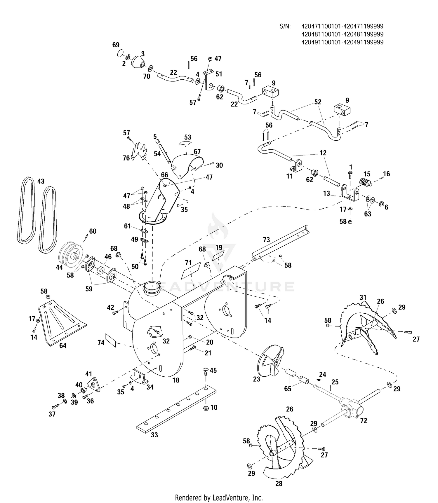 Chute & Auger