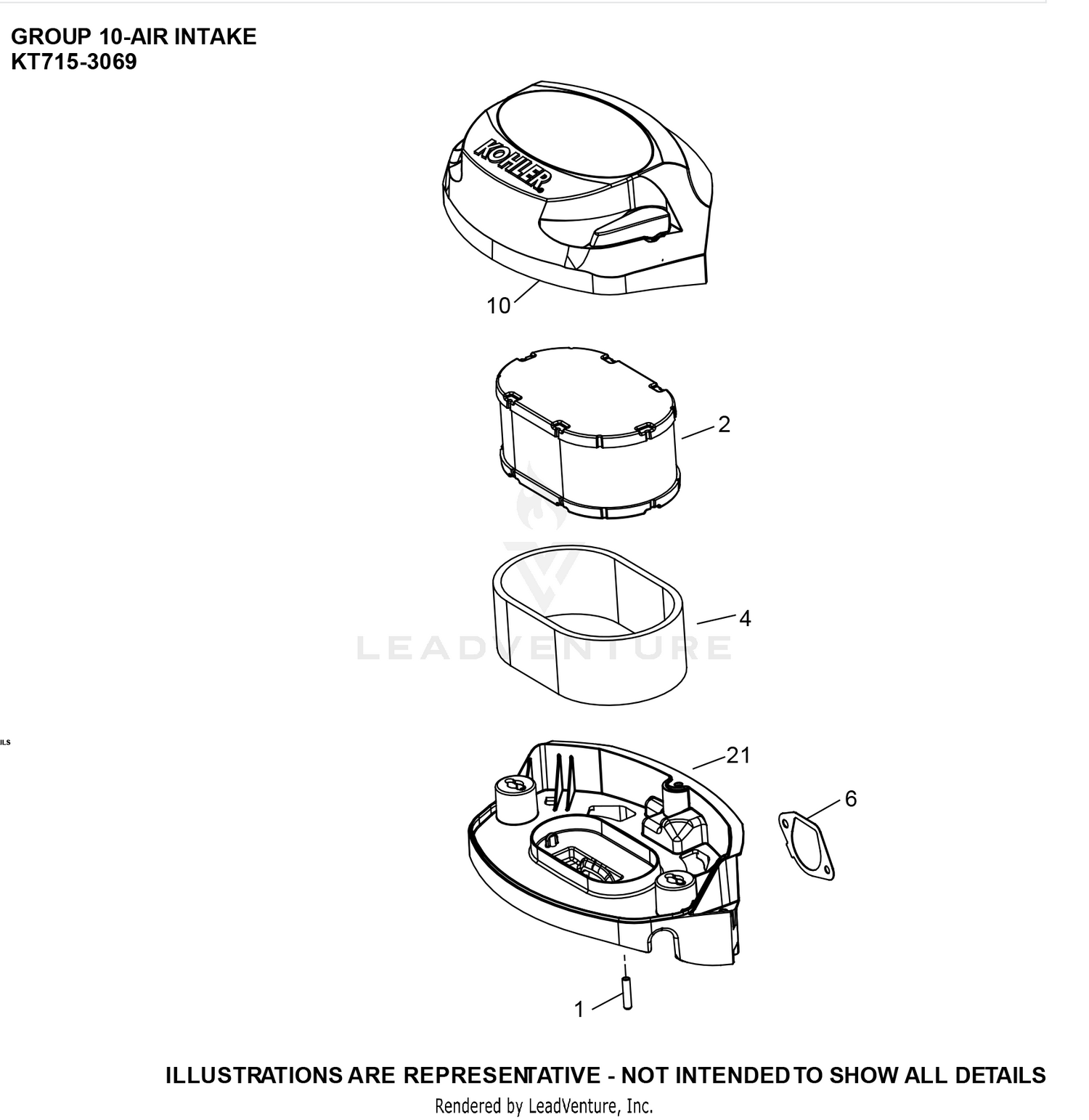 KT715-3069 Air Intake