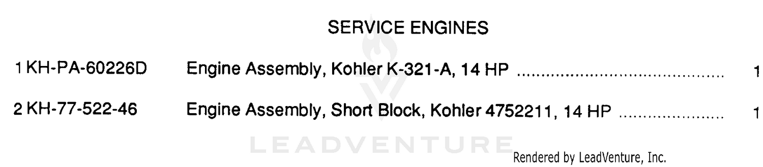 Service Engines