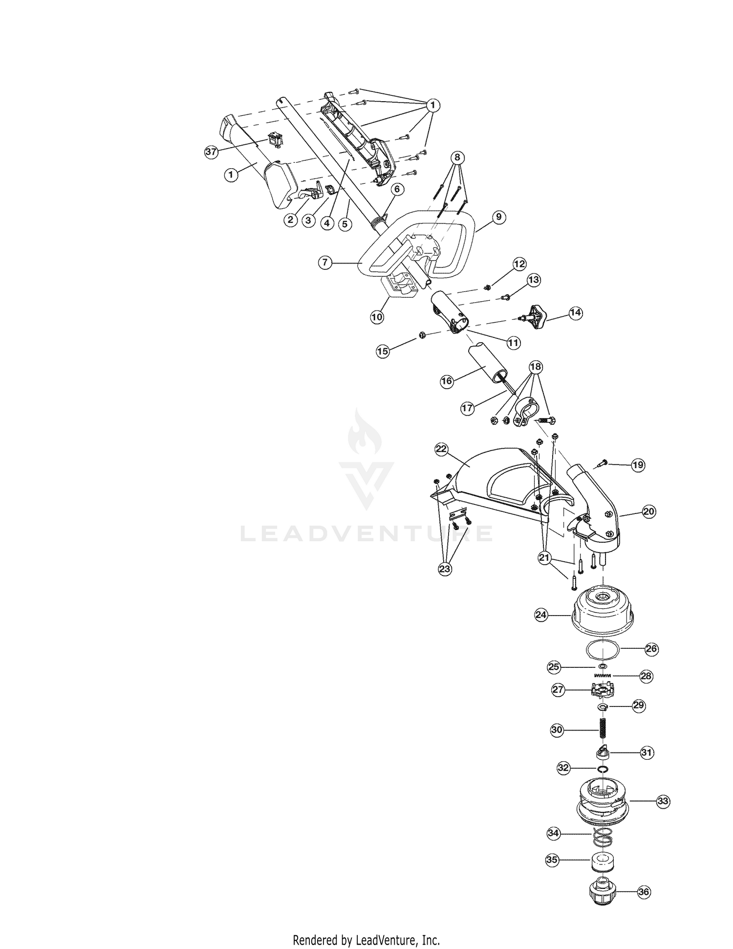 Boom & Trimmer Parts Straight Shaft