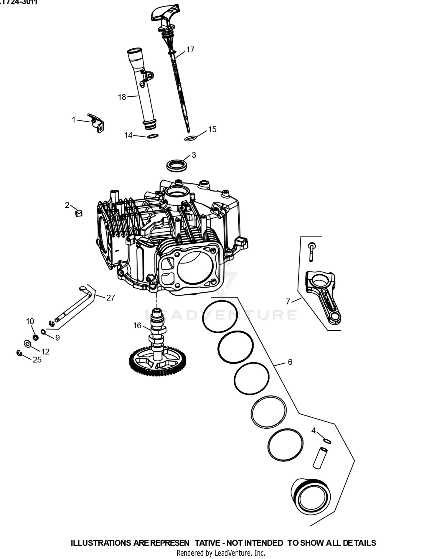 KT724-3011 CrankCase
