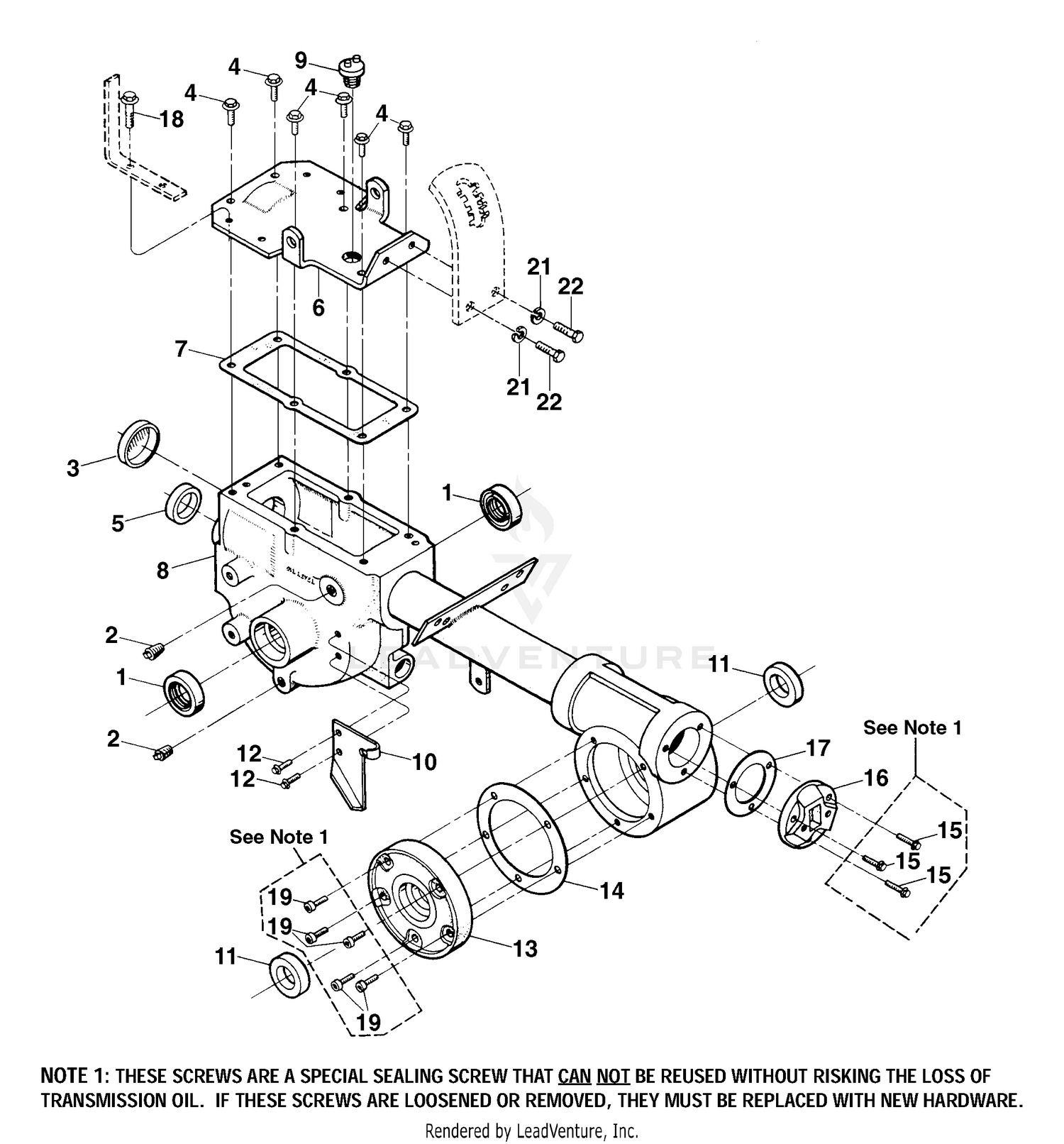 Transmission Housing, Covers, Seals, Gaskets And Plugs