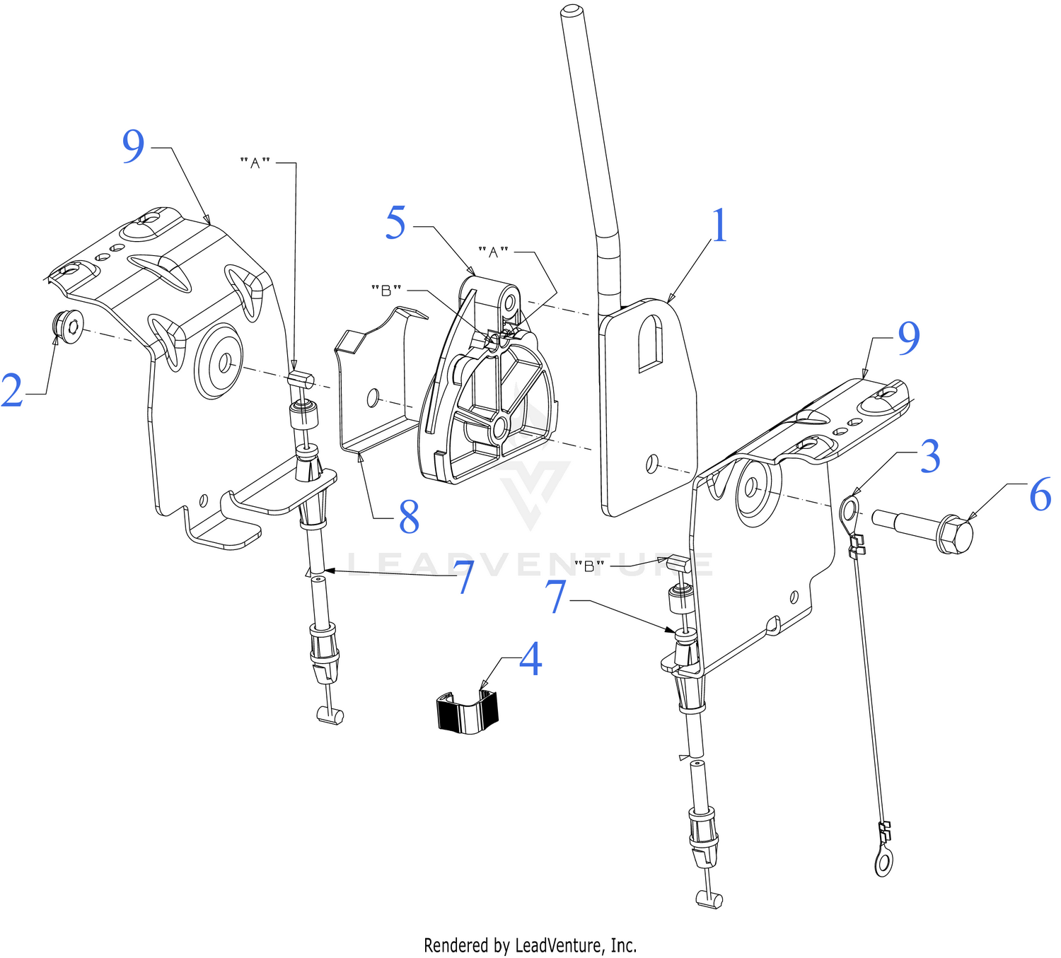 Chute Control Assembly