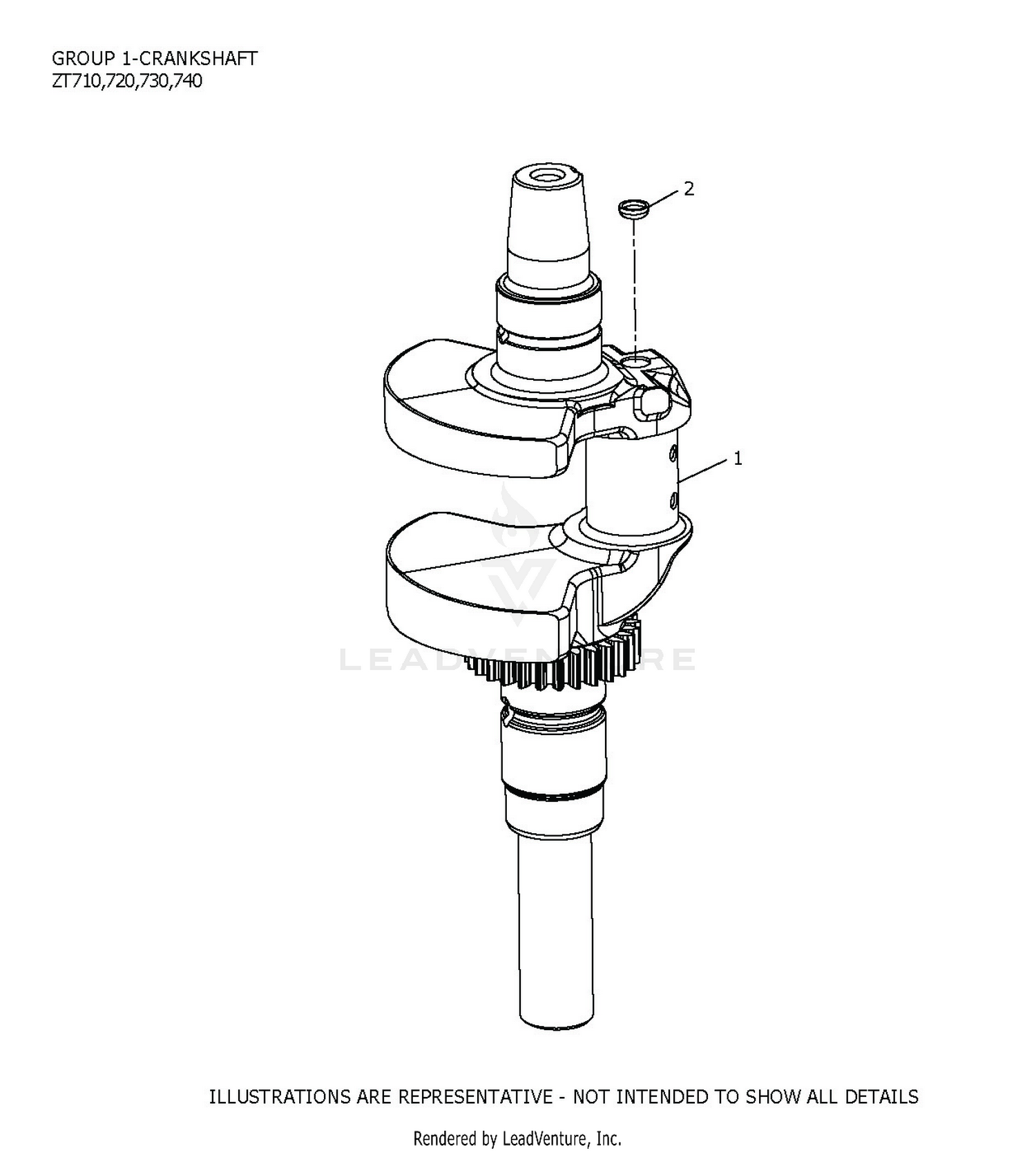 ZT740-3055 CrankShaft