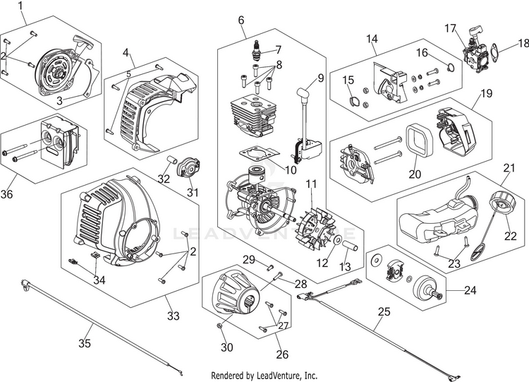 Craftsman by MTD 41CDZ23C799 (316.711171) Gas String Trimmer ...