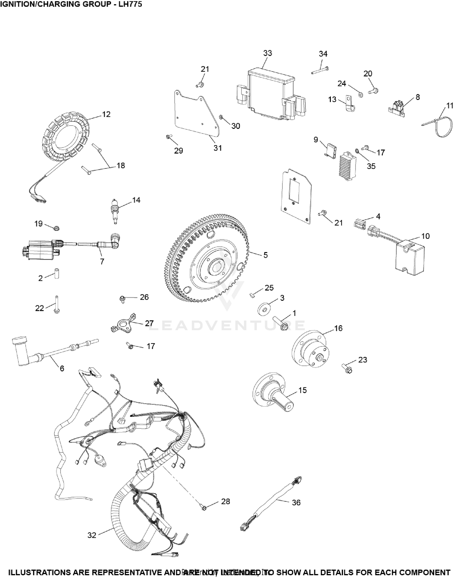 LH775-0020 Ignition & Electrical