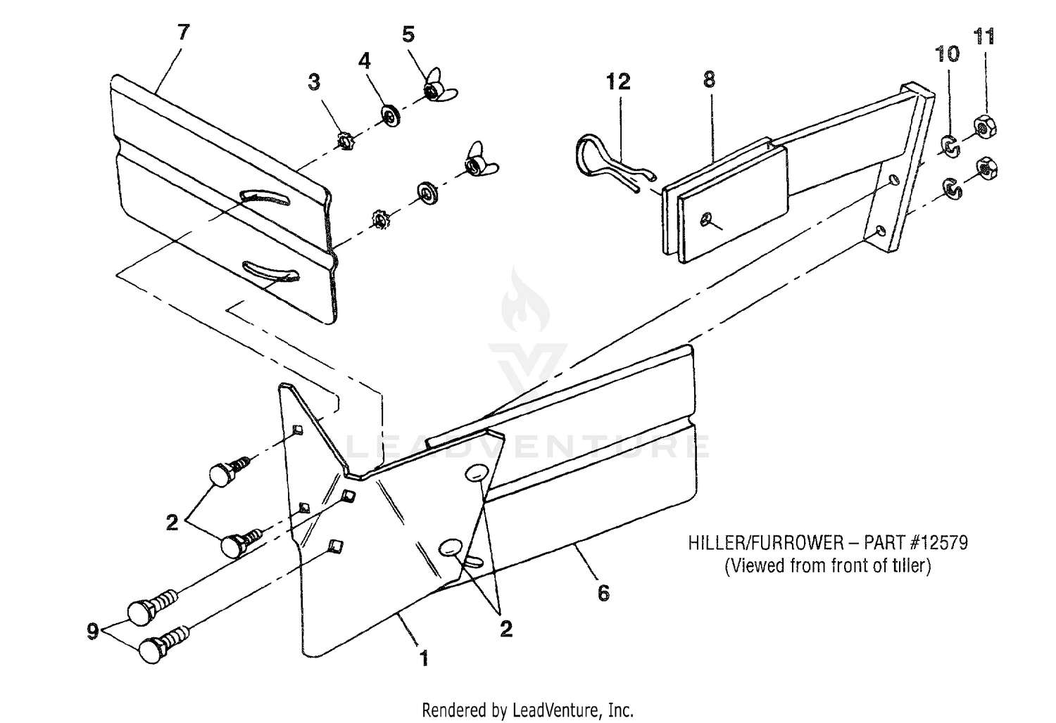 Hiller/Furrower Attachment