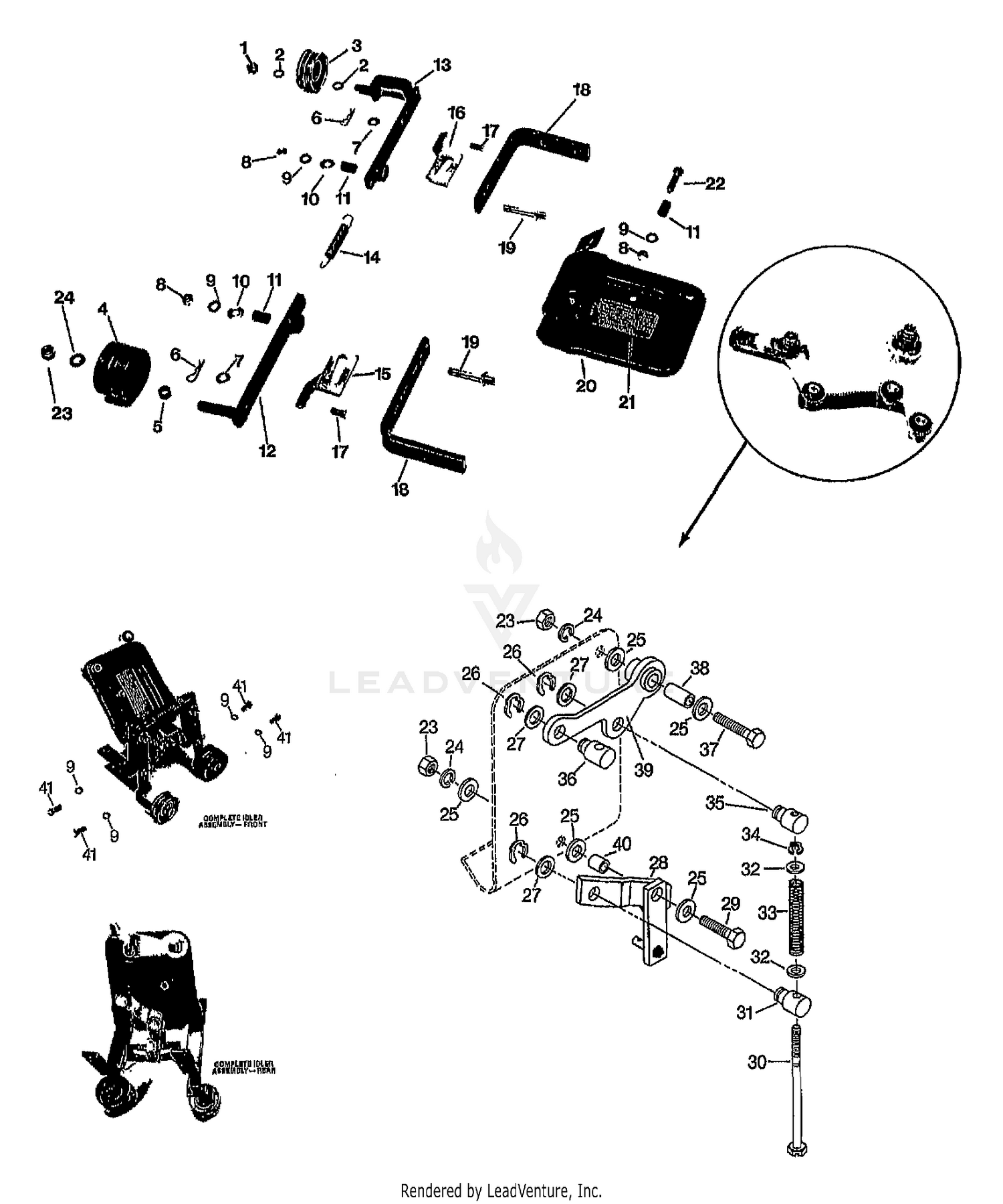 FORWARD/REVERSE IDLER ASSEMBLY