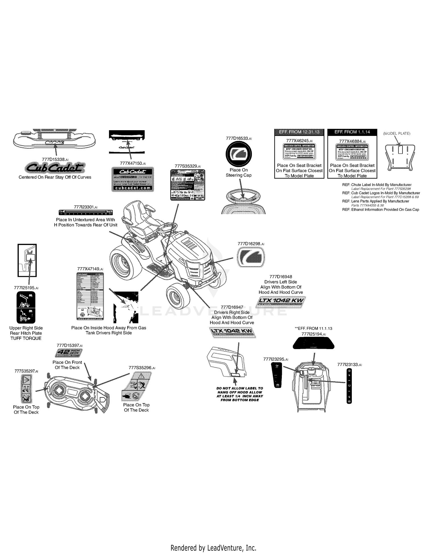 Ltx 1042 kw parts hot sale