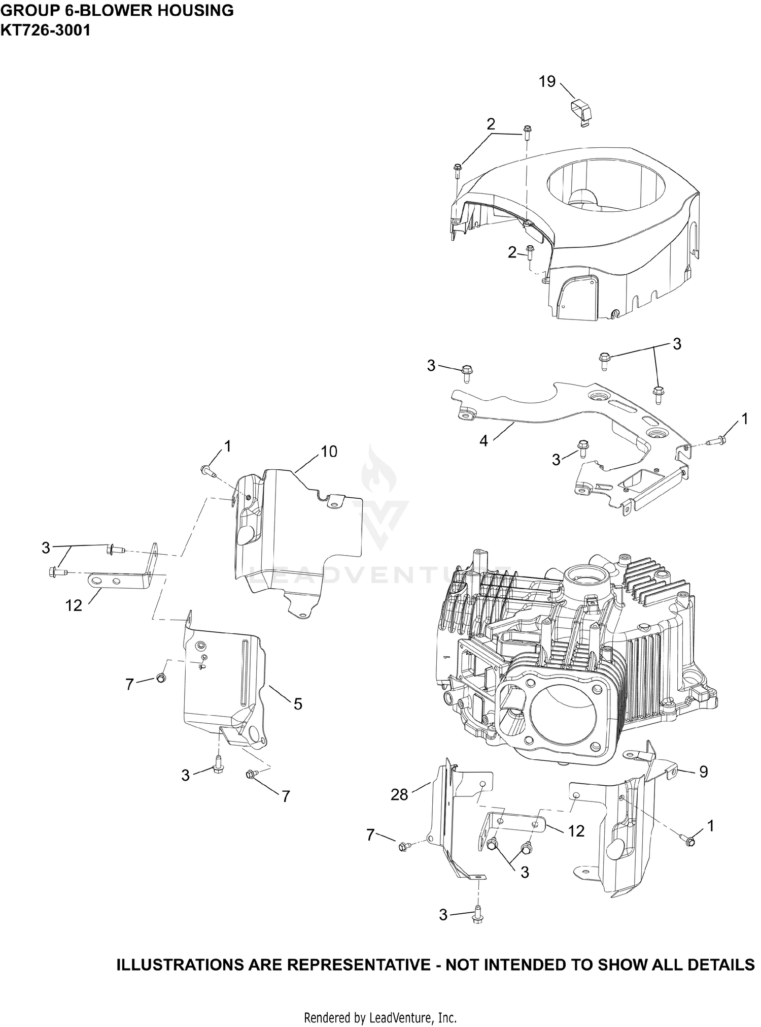 KT726-3001 Blower Housing