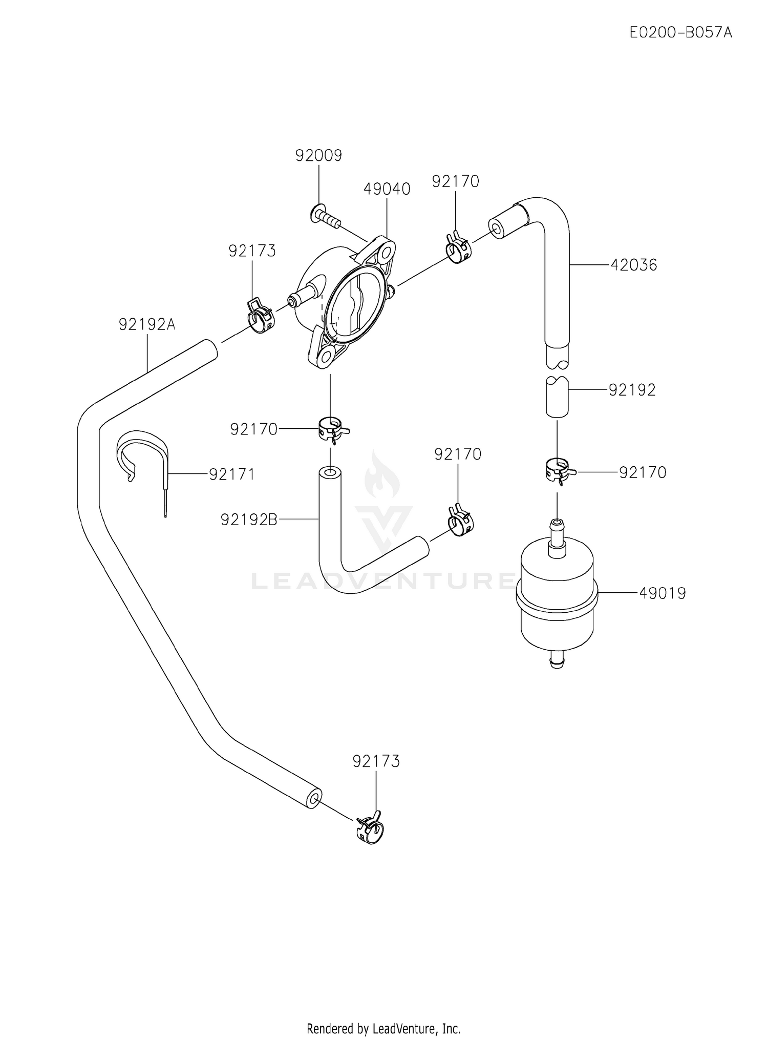 FX691V-BS32 FUEL TANK & FUEL VALVE