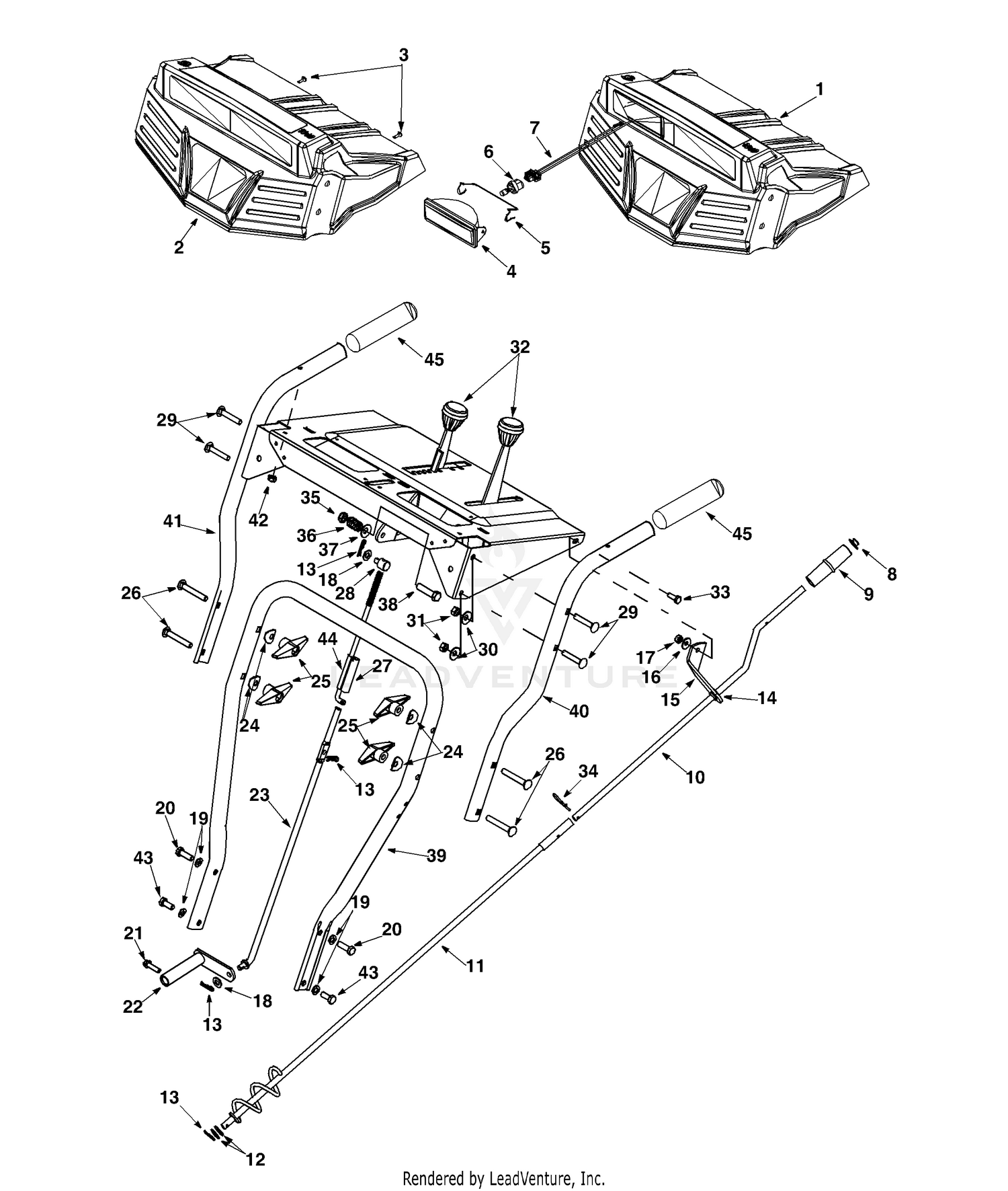 Handle & Controls Assembly