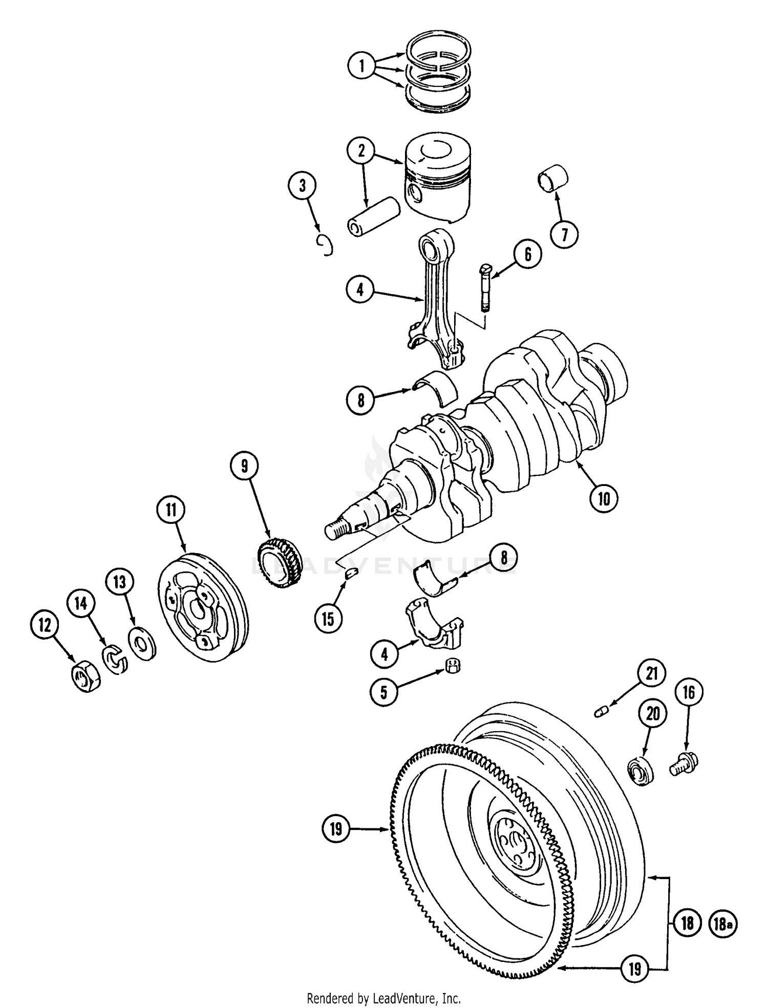 Main Moving Parts Single Clutch