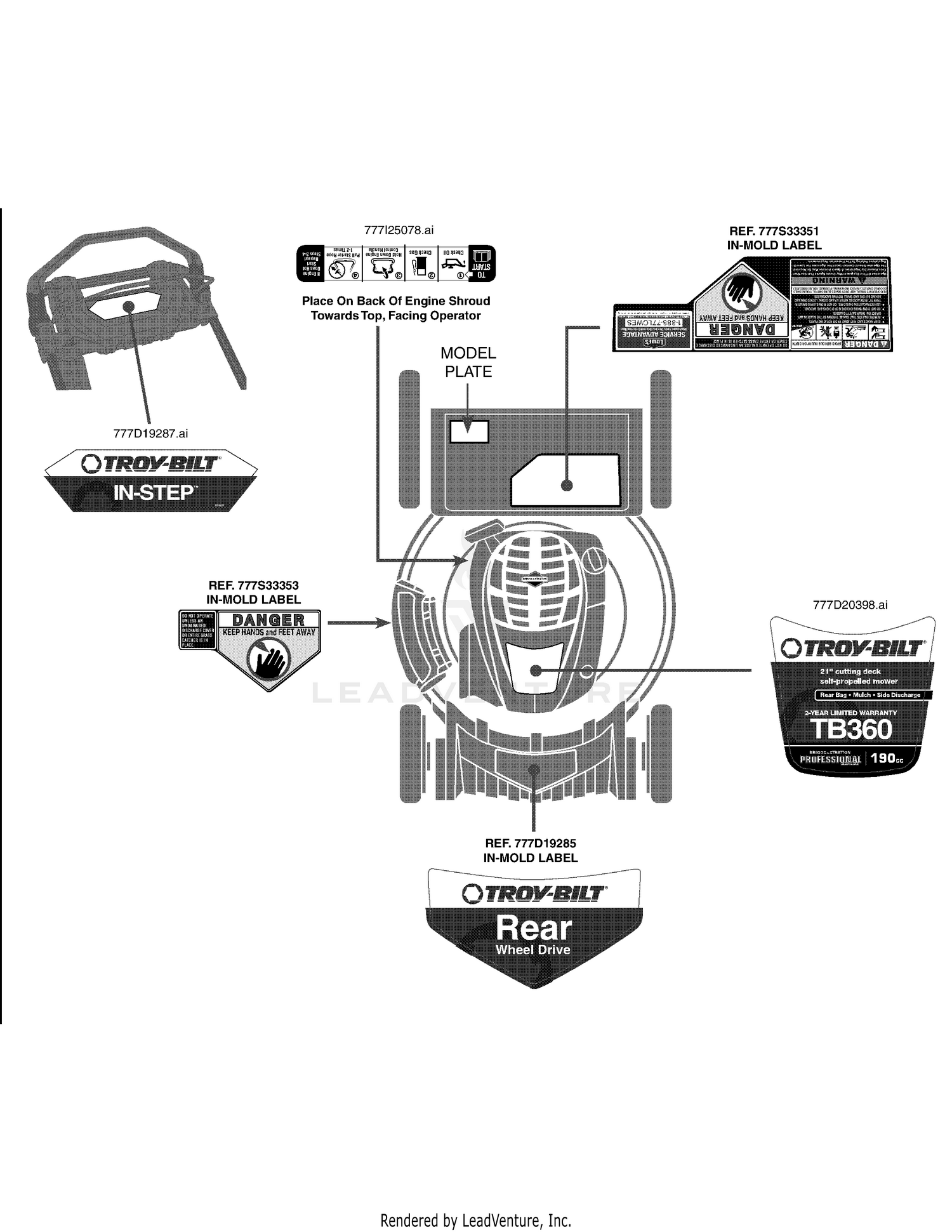 Label Map 12ABD3BZ711