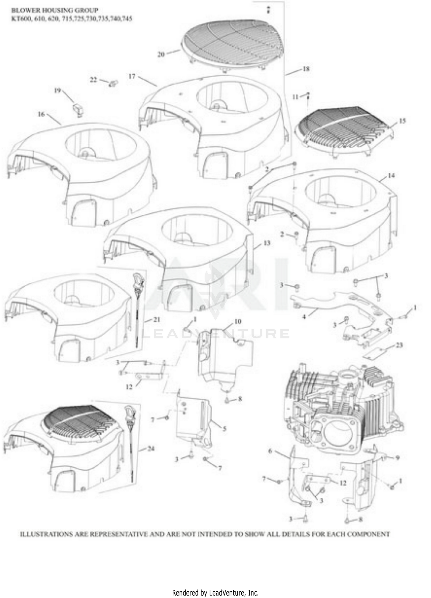 KT730-3060 Blower Housing