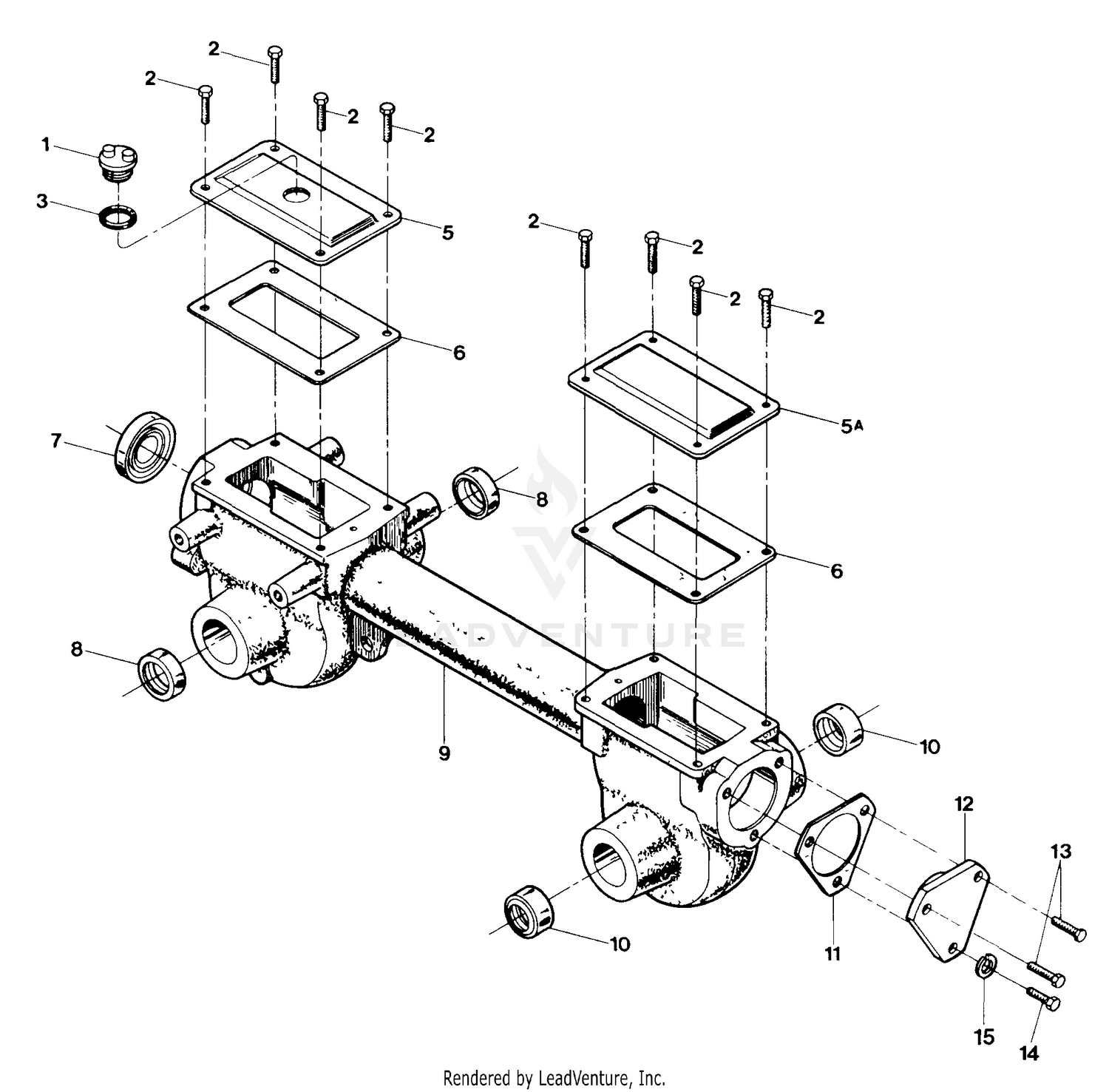 Transmission Housing, Covers, Seals, Gaskets & Plug