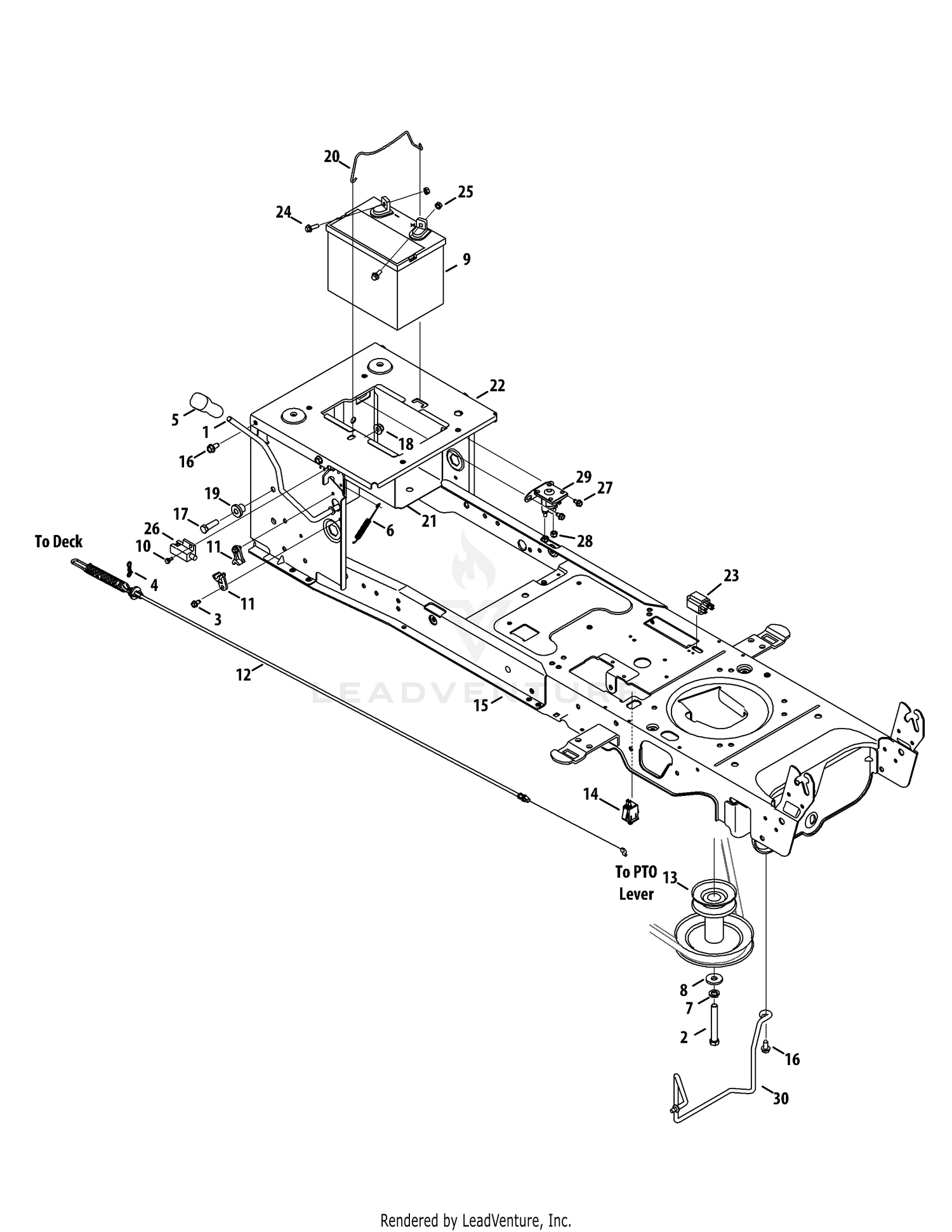 39 cub cadet ltx 1040 deck diagram Wiring Diagram