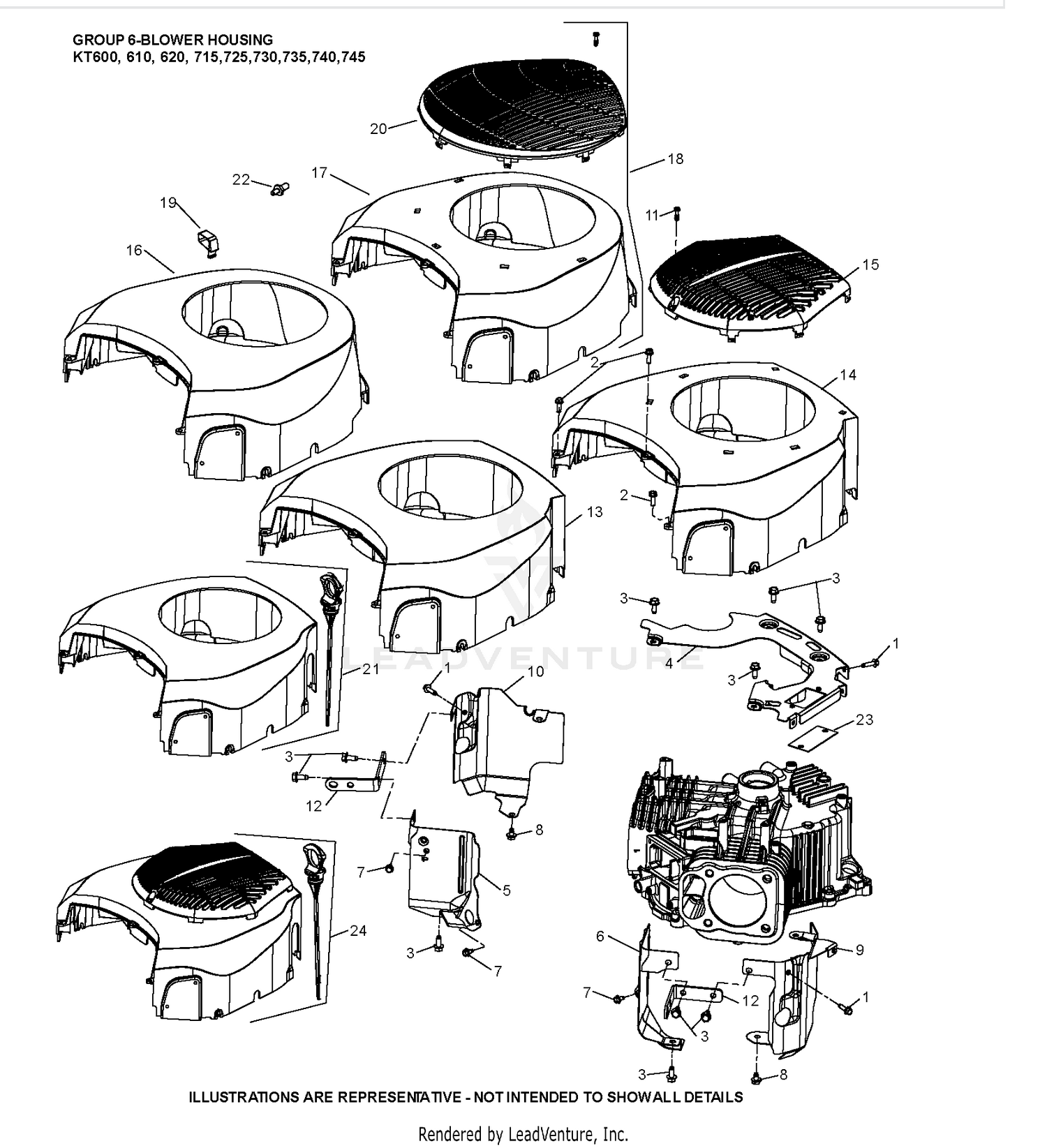 KT740-3097 Blower Housing