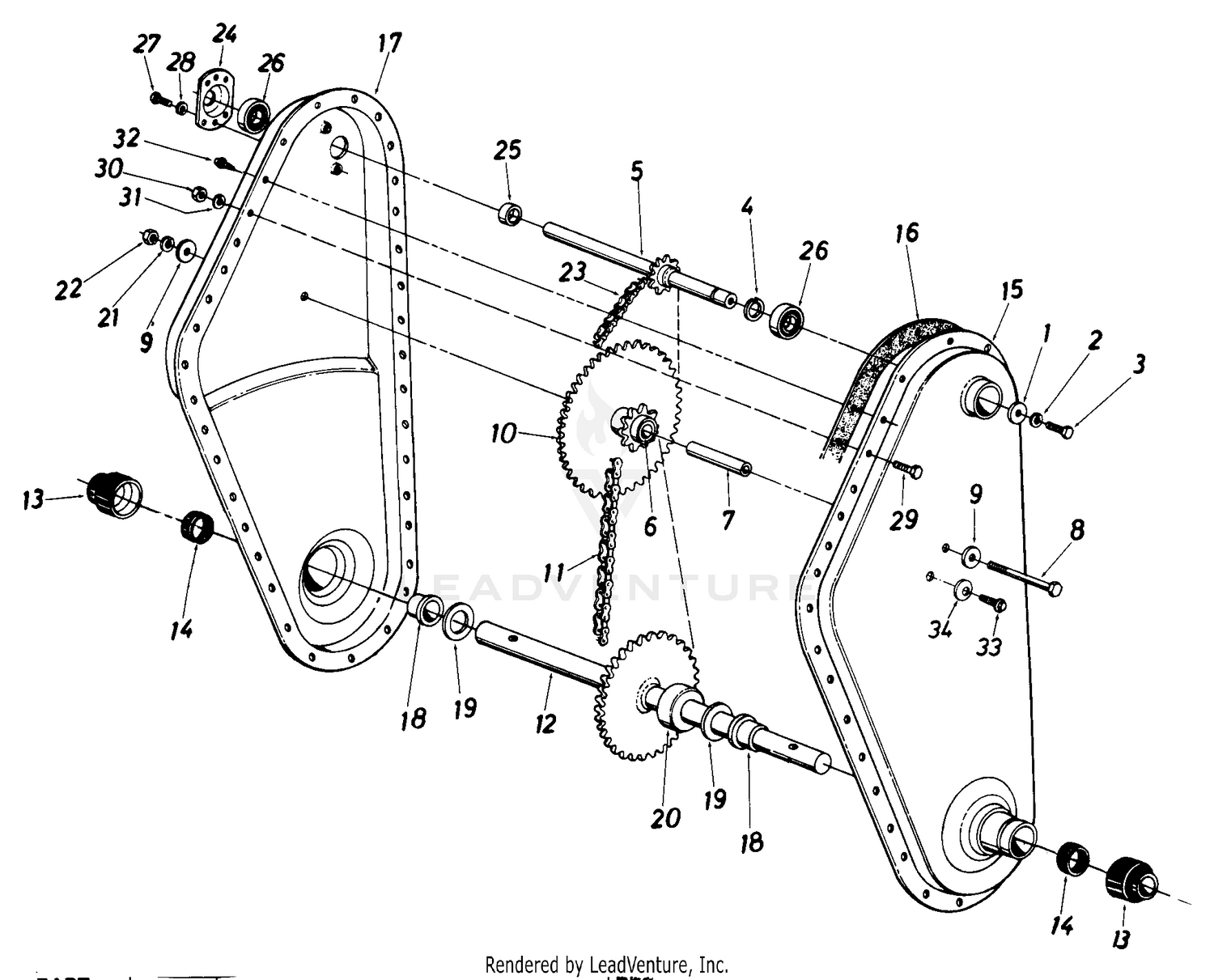 Chain Case (tines)