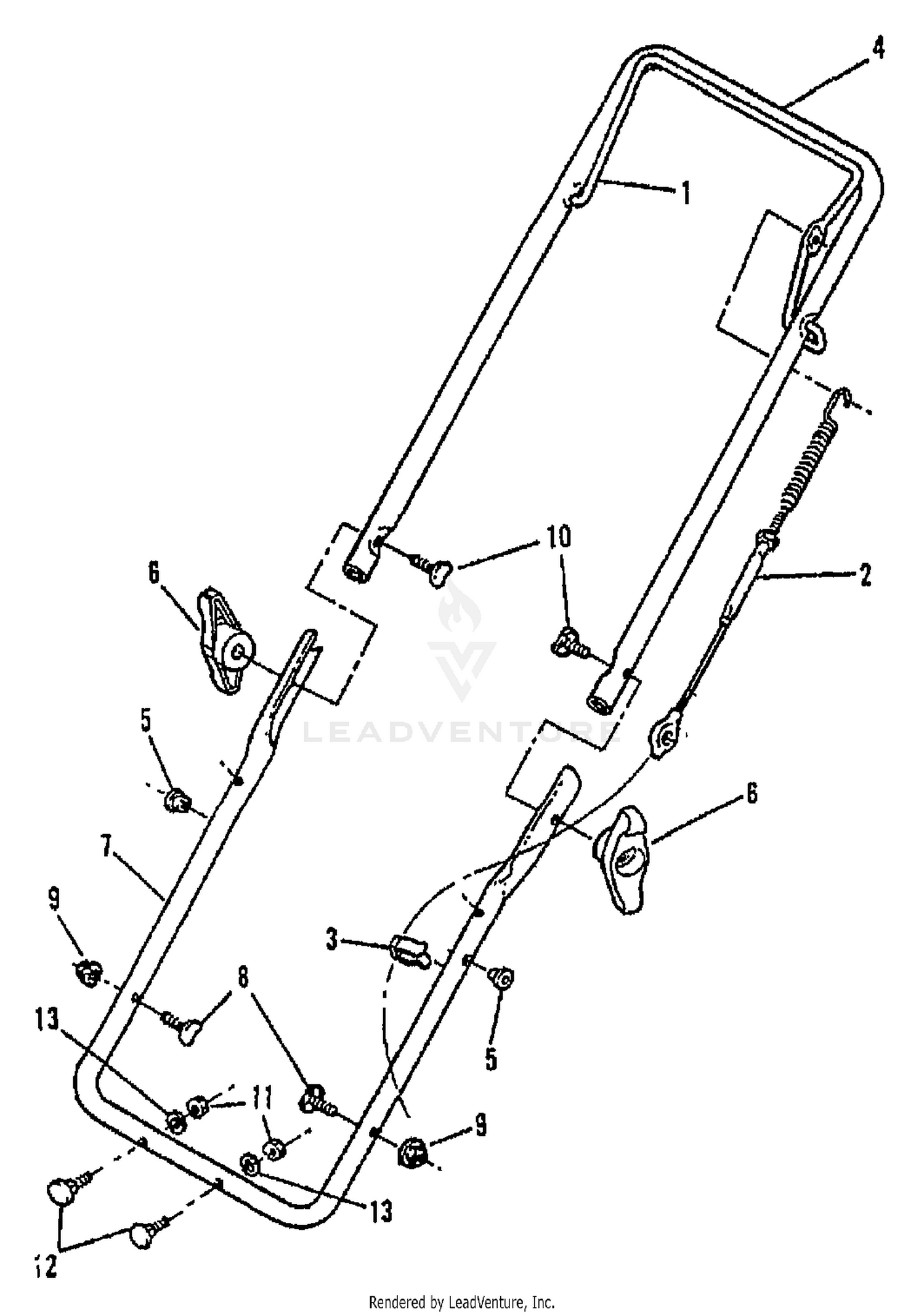 HANDLES, AUGER CONTROL