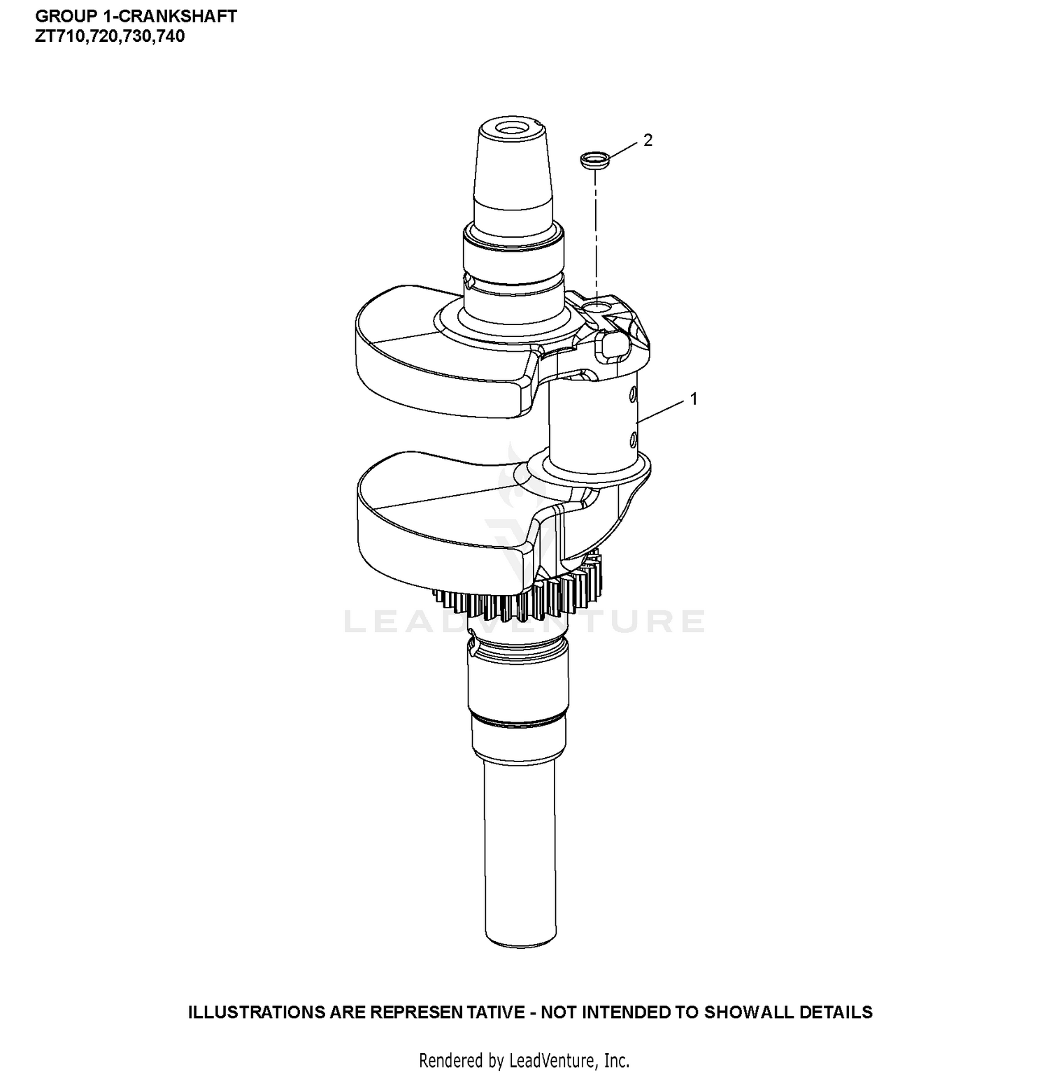 ZT740-3064 CrankShaft