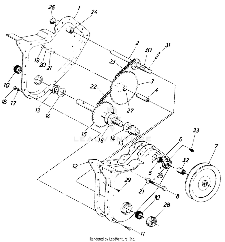 White Outdoor 217-031-190 Roto Boss 310 (1987) | Partswarehouse