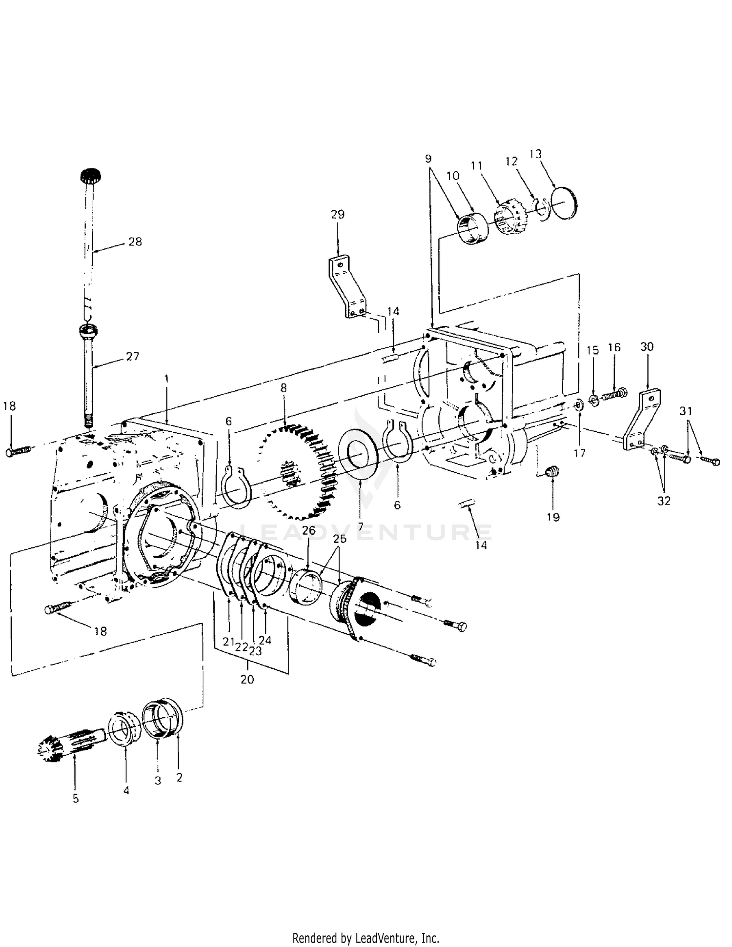 Transmission - Rear And Adapter Housings