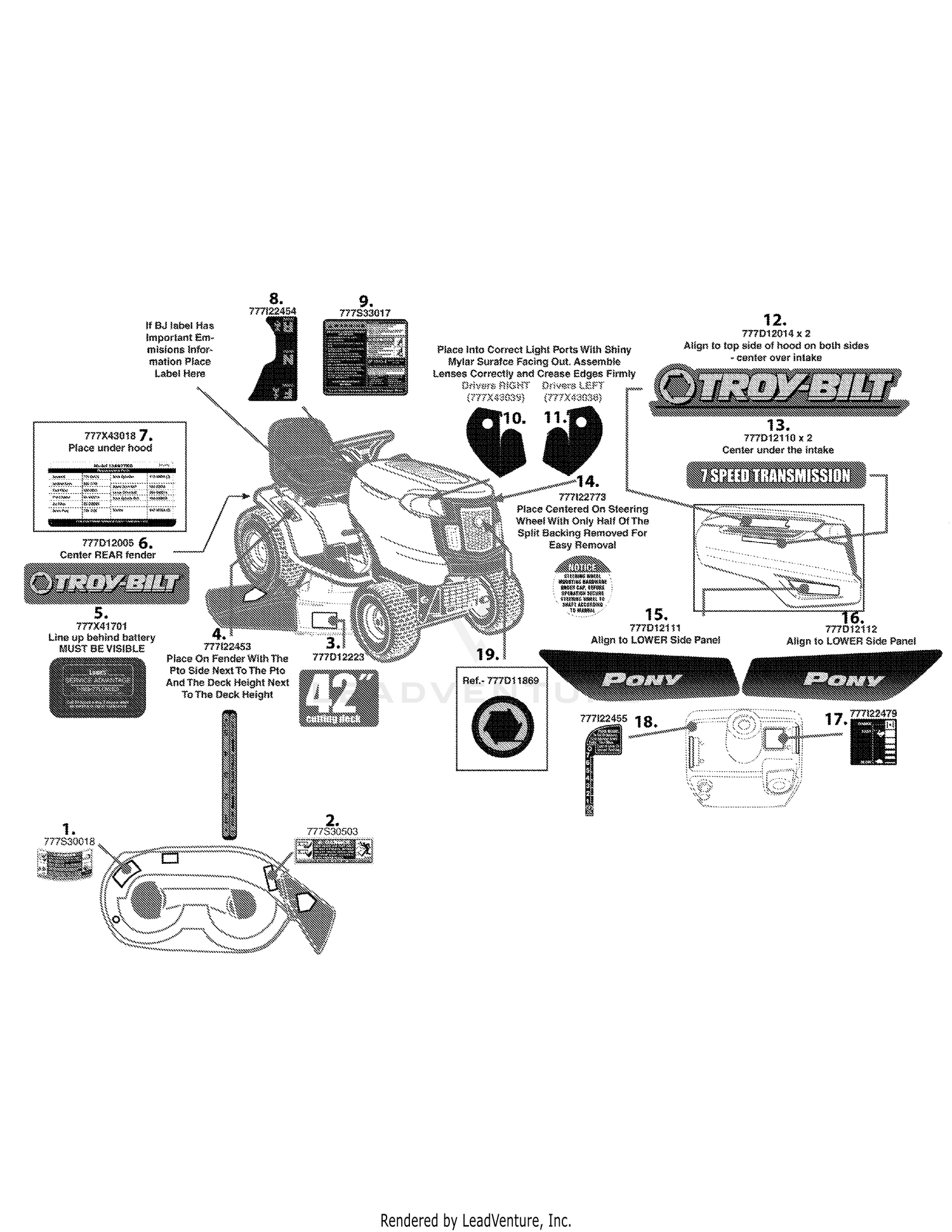 Assembly diagram