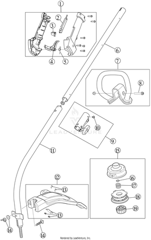 troy bilt weed wacker accessories