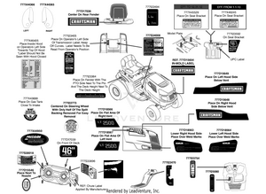 Craftsman lt 2500 online parts